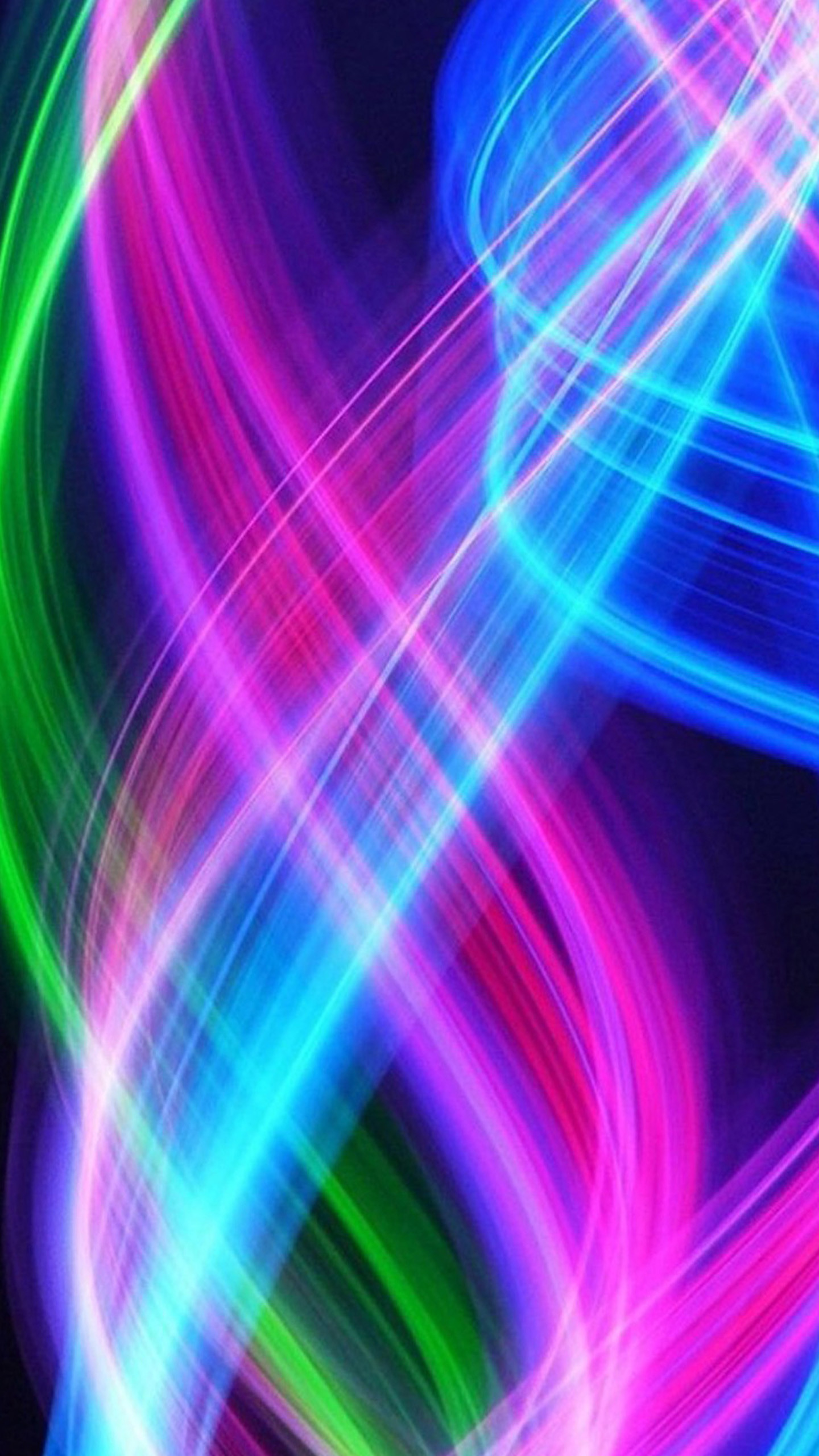 Astratto, Linee luminose, Neon, Colori vivaci, sfondo Galaxy S7 Edge QHD+