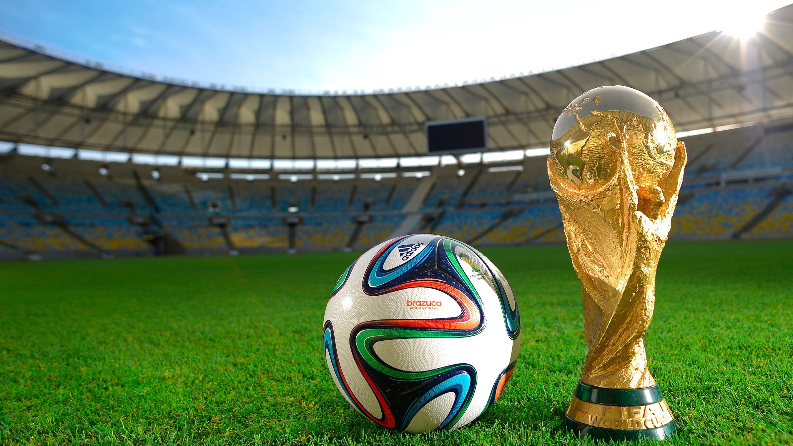 Coppa del Mondo FIFA, Adidas Brazuca, Mondiali 2014, Stadio Maracanã, Calcio, sfondo 2K