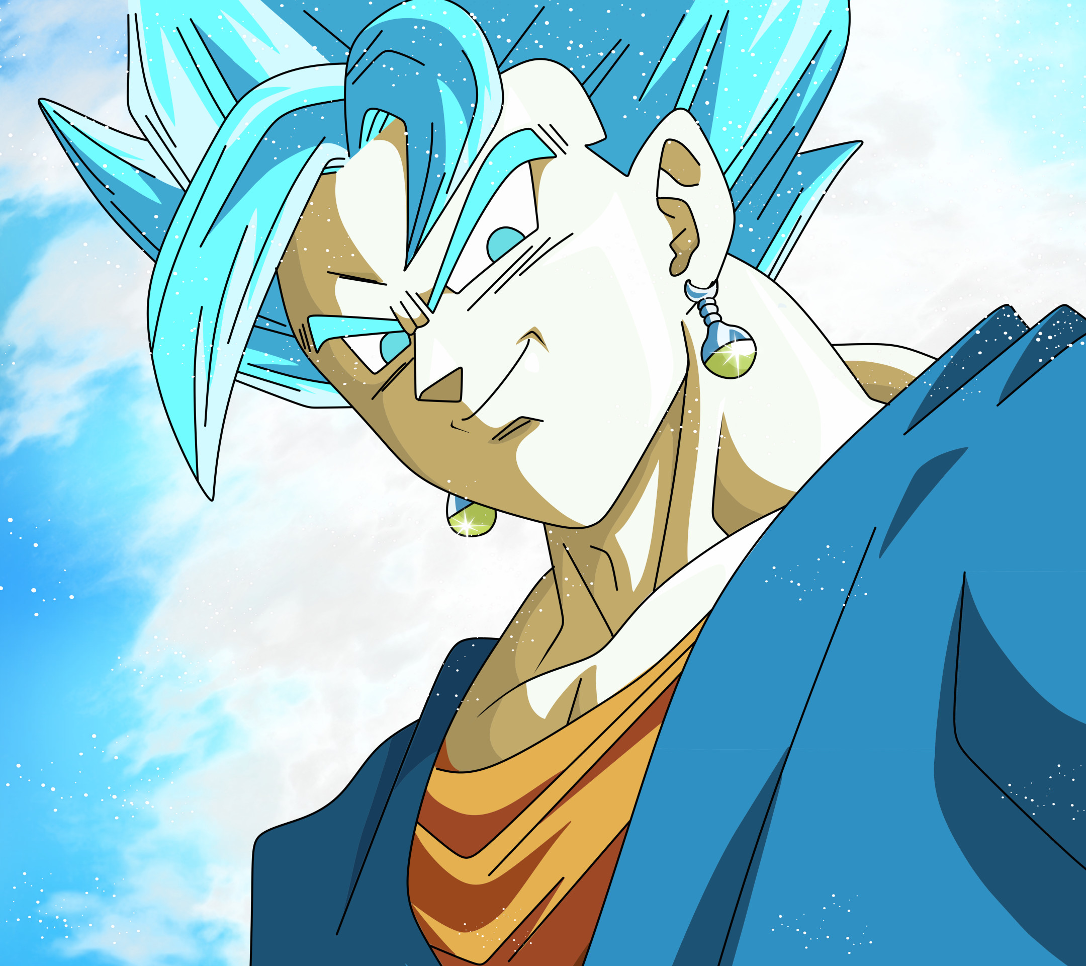 Vegito, Super Saiyan Blue, Dragon Ball Super, Full HD, sfondo per iPad e tablet