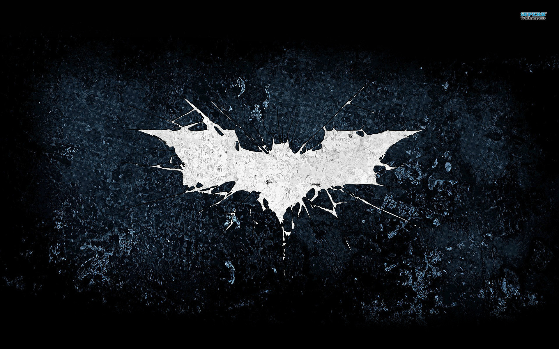 Batman, Il cavaliere oscuro, Logo, Sfondo nero, Full HD, wallpaper per portatile