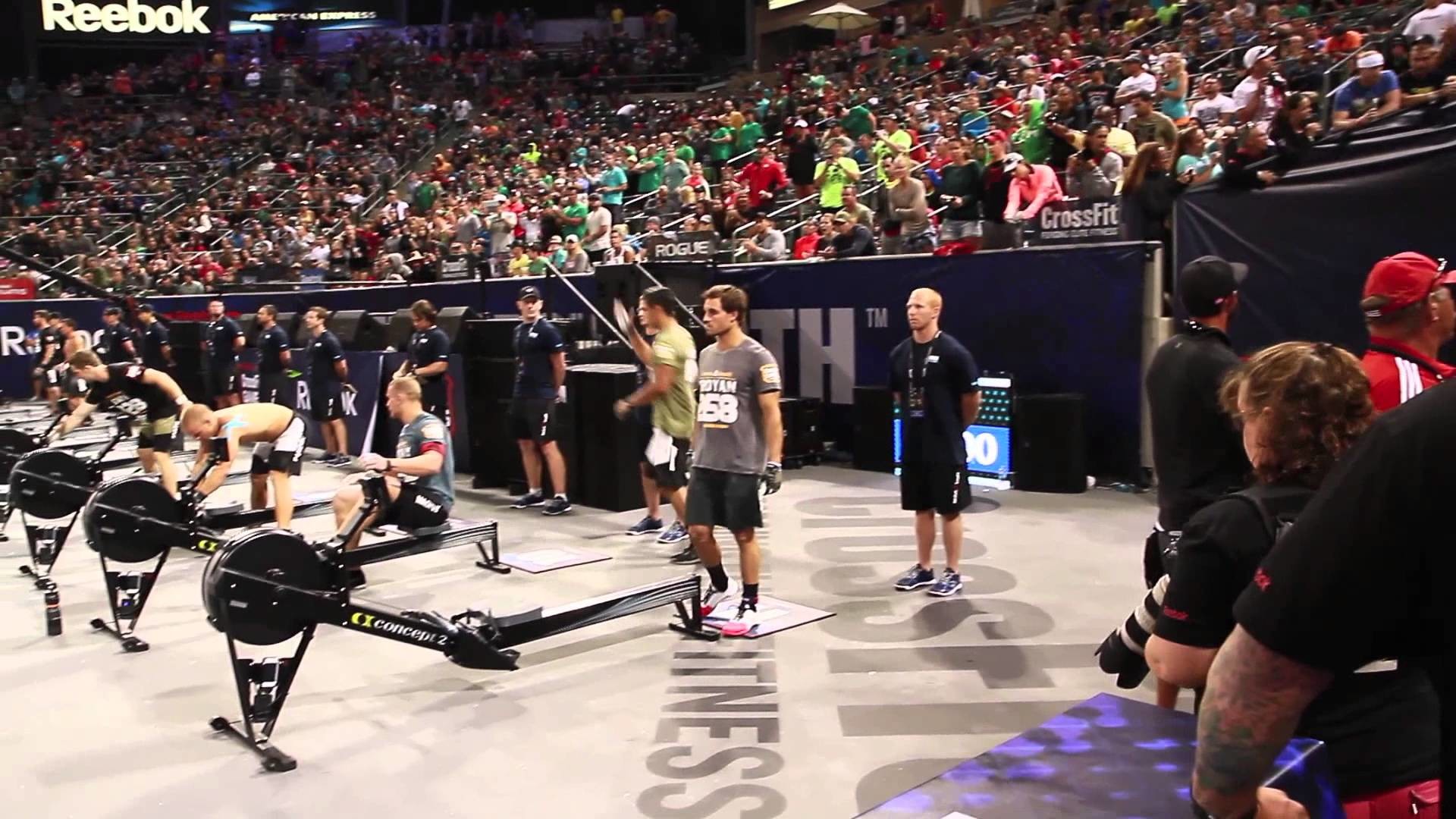 CrossFit Games, Vogatori, Arena, Atleti, 1920x1080, immagine di sfondo