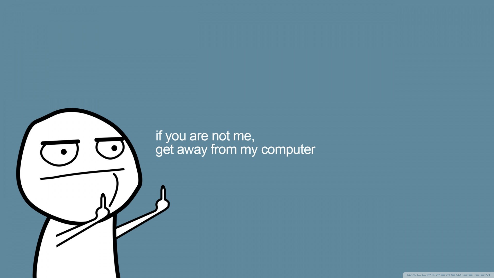 Meme, Rage comic, Dito medio, Umorismo, Grigio-azzurro, wallpaper per computer