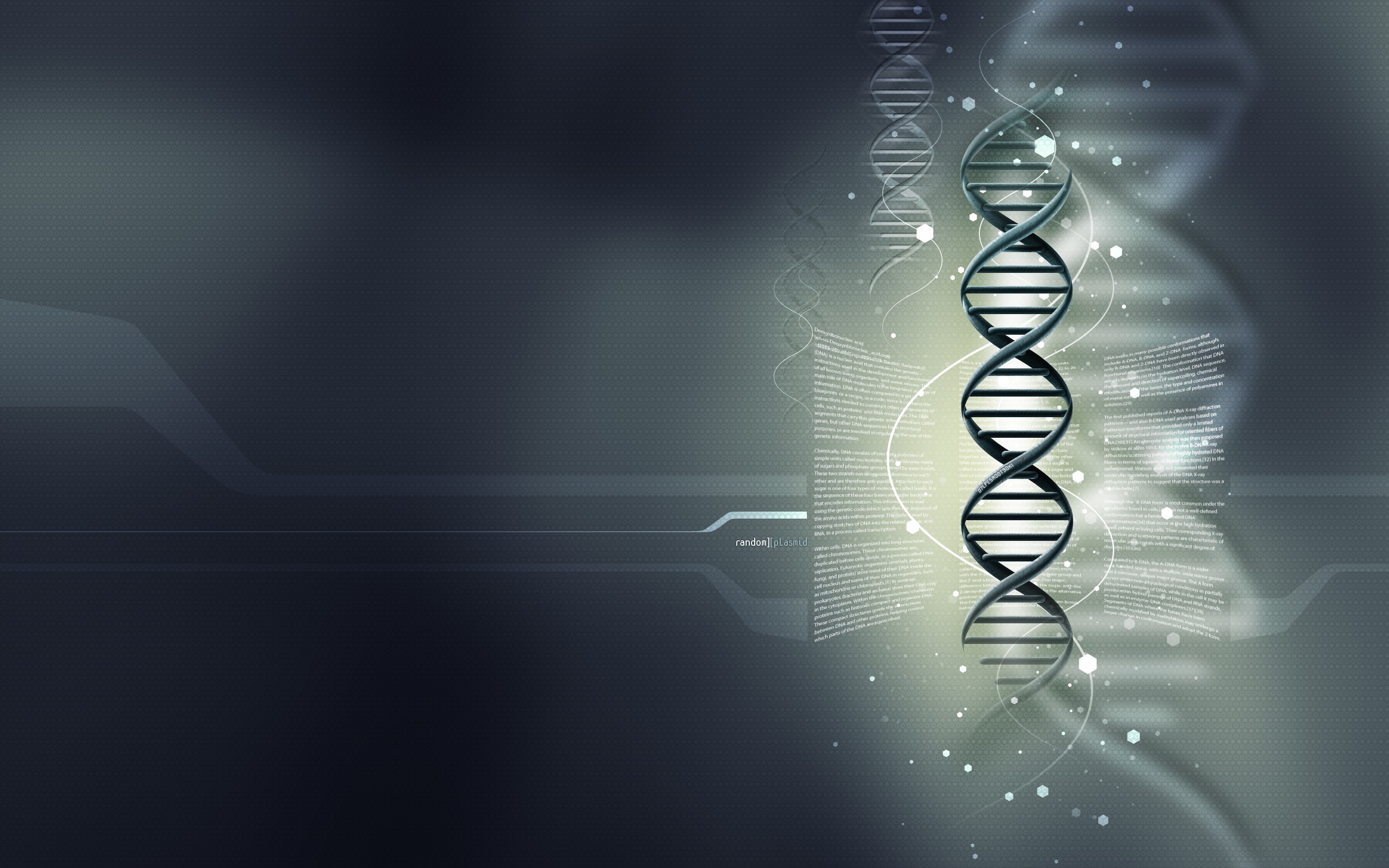 DNA, Doppia elica, Tecnologia, 2560x1600, sfondo MacBook Pro