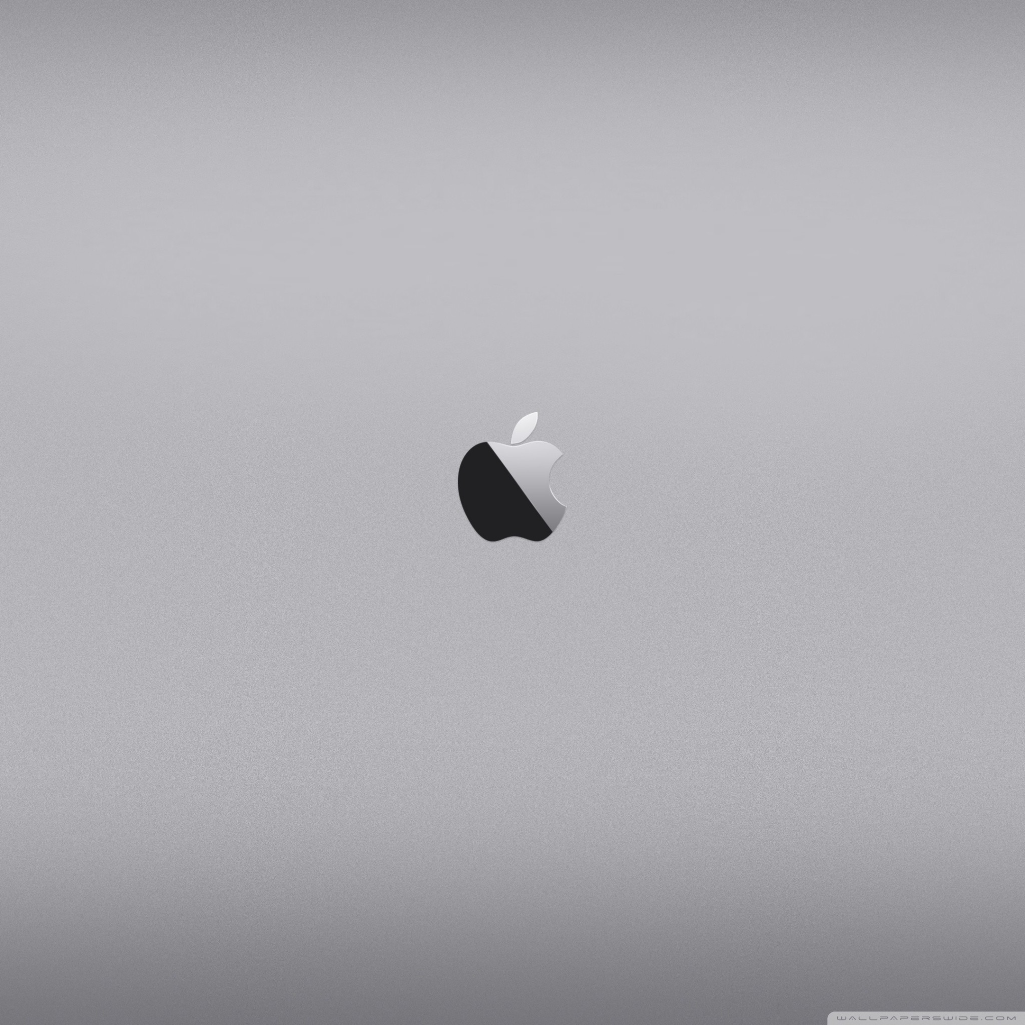 Logo Apple, Apple, Grigio, Minimalista, Full HD, sfondo per iPad e tablet