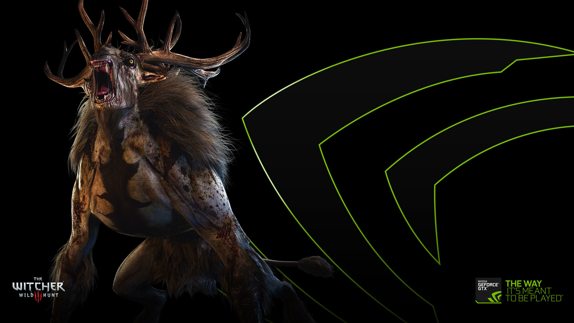 Fiend, The Witcher 3: Wild Hunt, Nvidia, Mostro, Full HD, wallpaper per computer