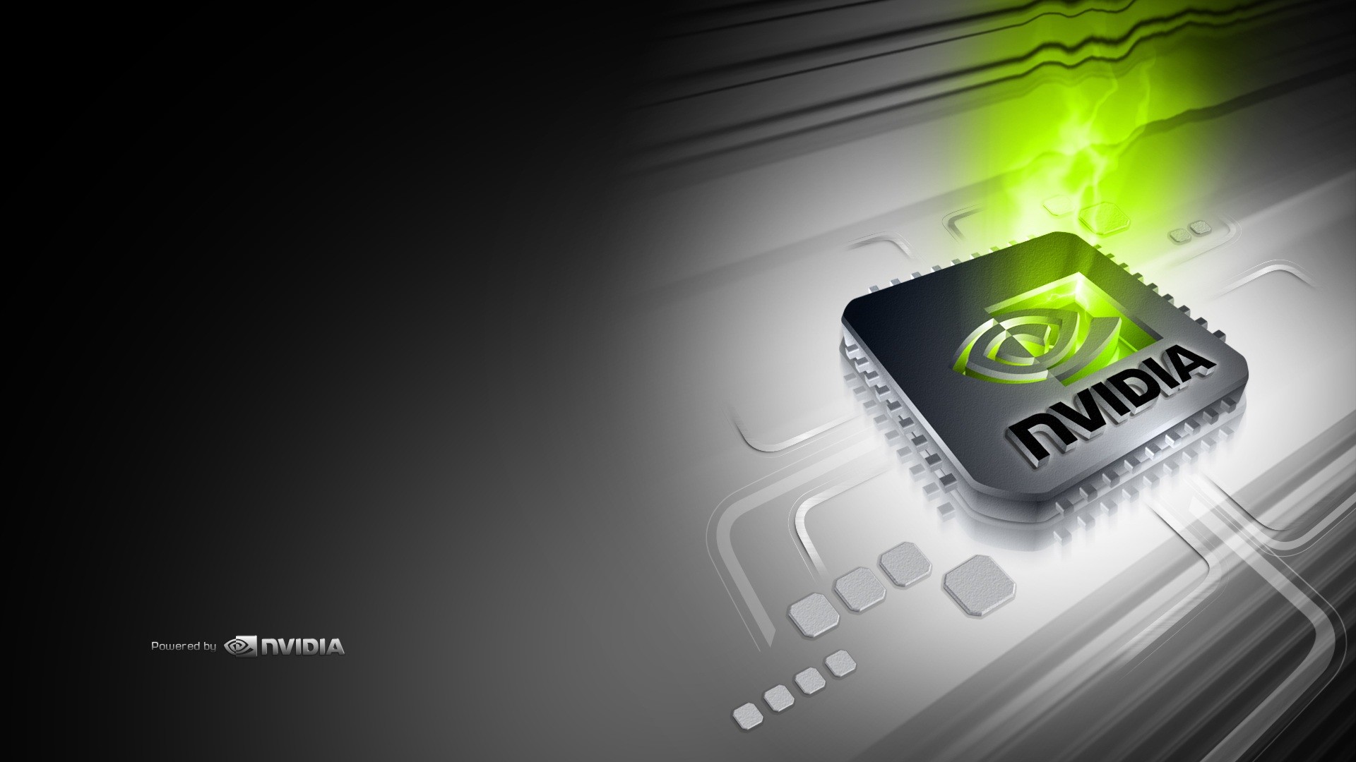 Nvidia, Chip, Processore, Verde, 16:9 Full HD, sfondo widescreen