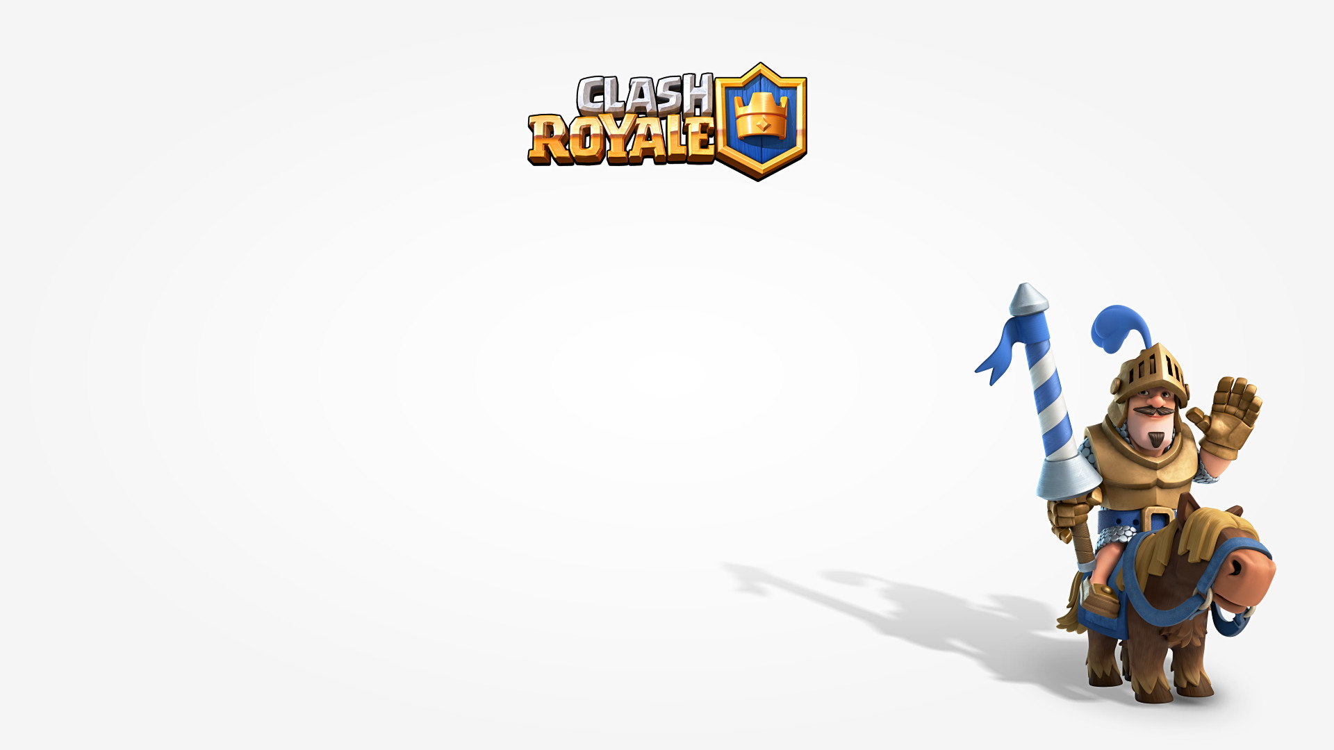 Clash Royale, Principe, Logo, Sfondo bianco, Full HD, wallpaper per computer