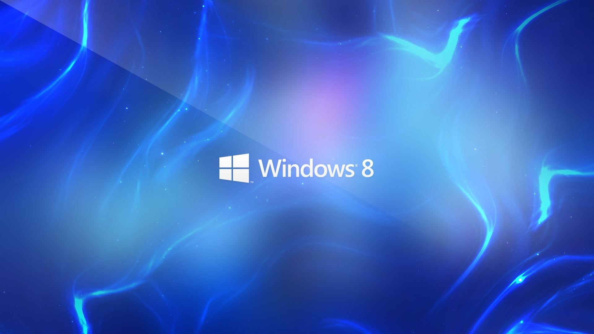 Windows 8, Logo Windows, Blu, Onde, 1920x1080, immagine di sfondo