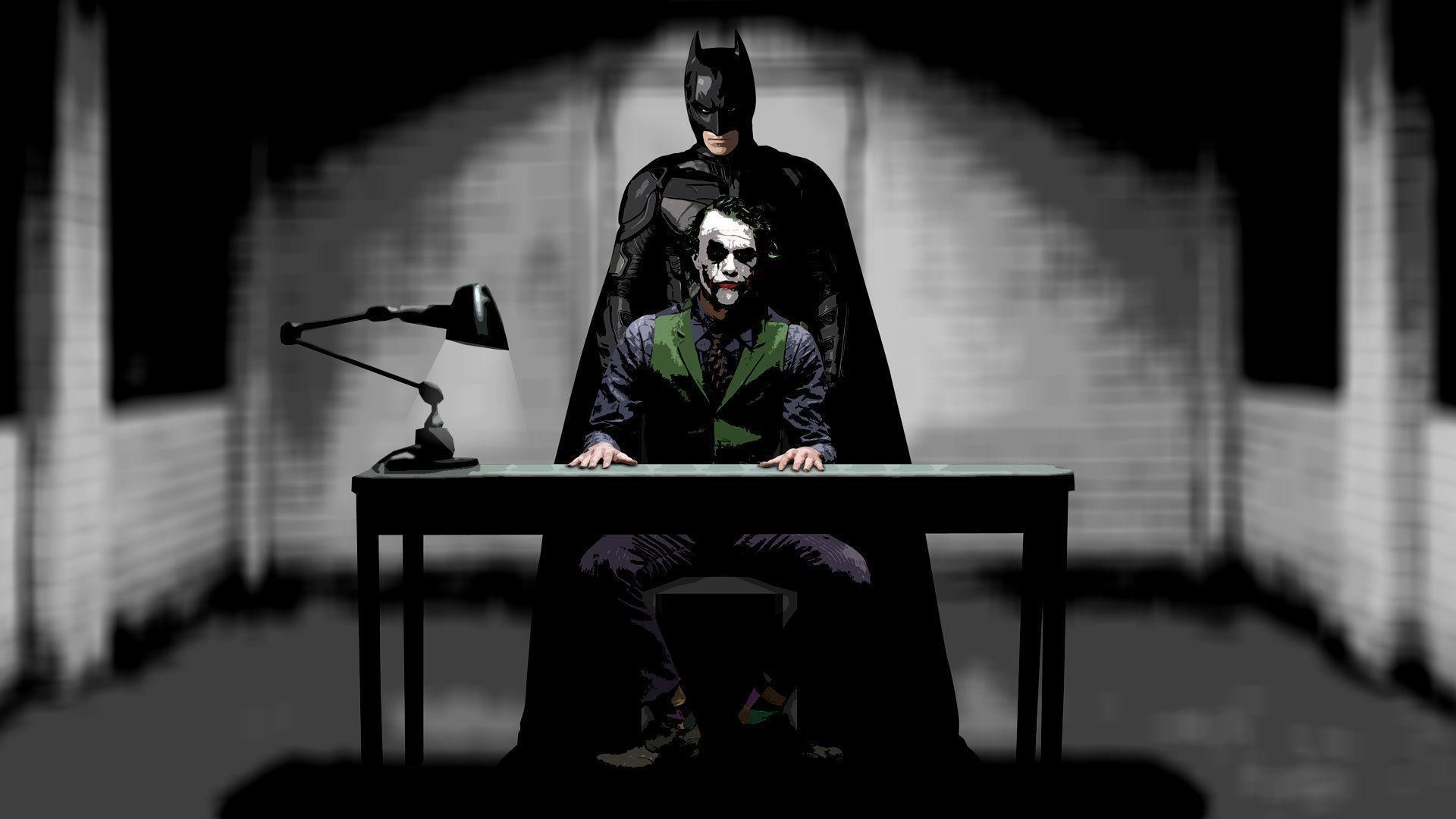 Joker, Batman, Il cavaliere oscuro, Stanza degli interrogatori, Full HD 1080p, sfondo desktop