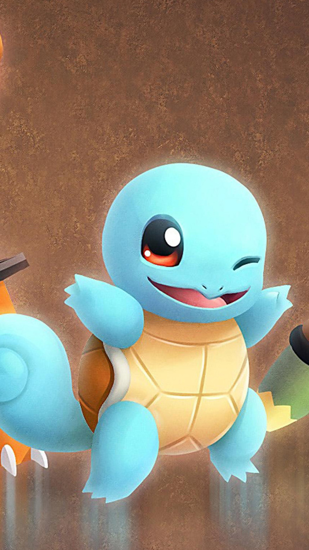 Squirtle, Pokémon, Occhiolino, Kawaii, Full HD, wallpaper per smartphone