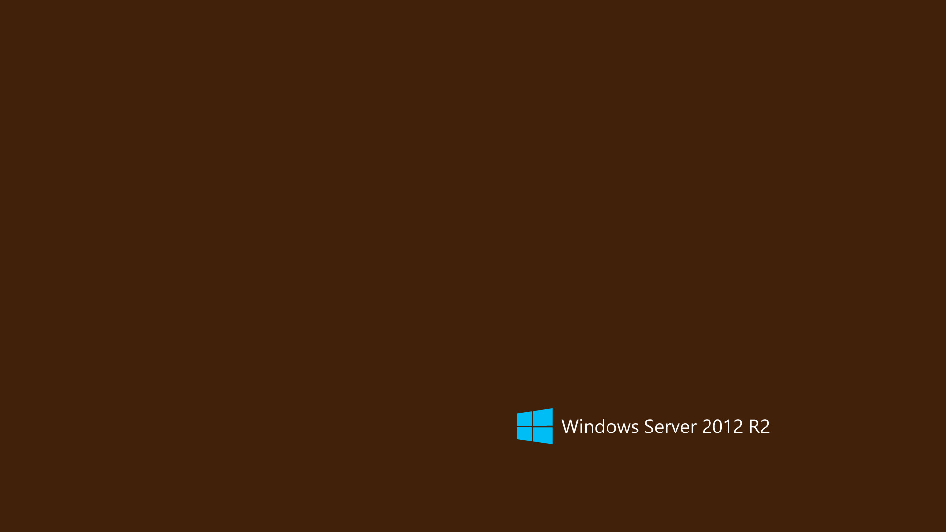 Windows Server 2012 R2, Logo Windows, Marrone, Minimalista, Full HD 1080p, sfondo desktop