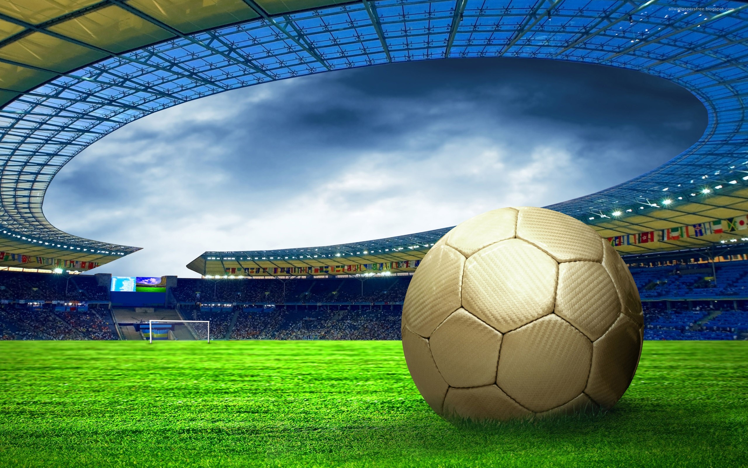 Pallone d'oro, Stadio Olimpico di Berlino, Calcio, Campo, 2K, sfondo per PC