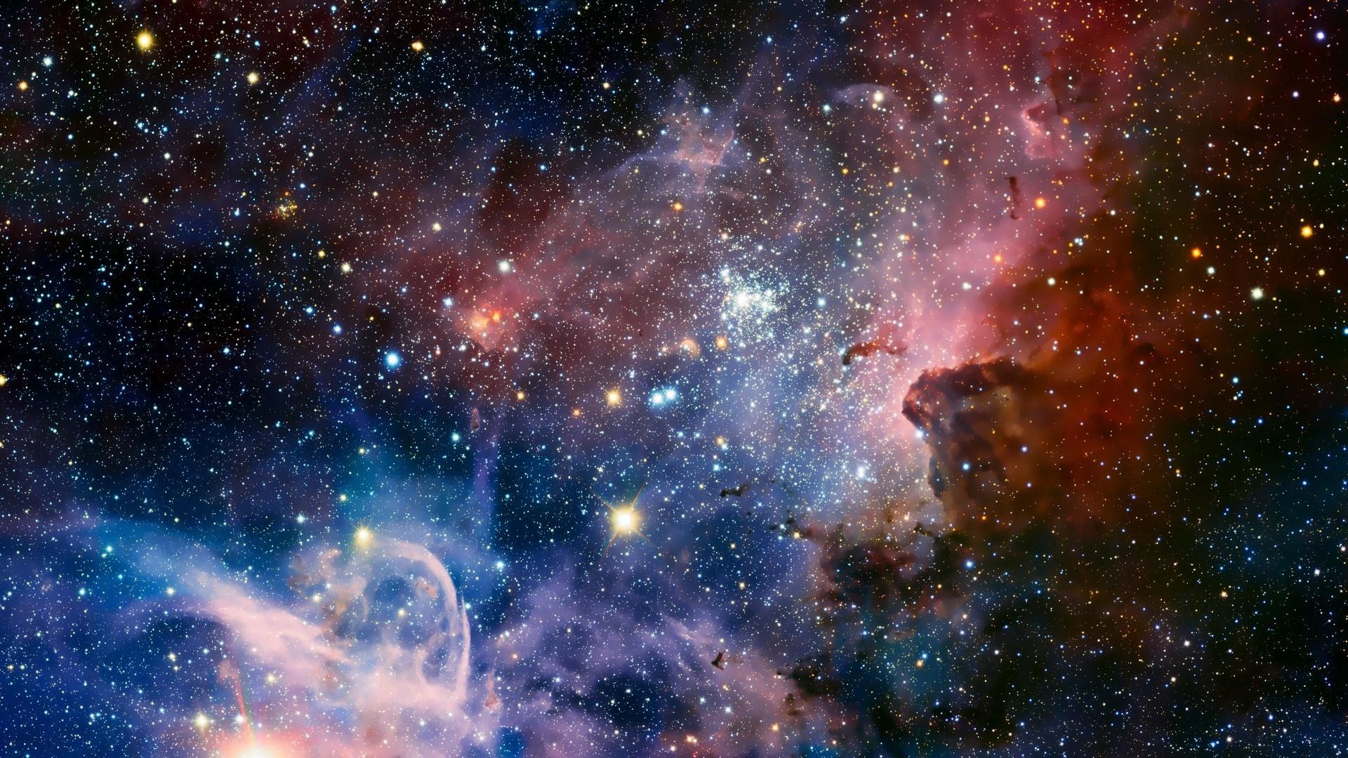 Nebulosa della Carena, Stelle, Multicolore, Spazio, 1920x1080, immagine di sfondo