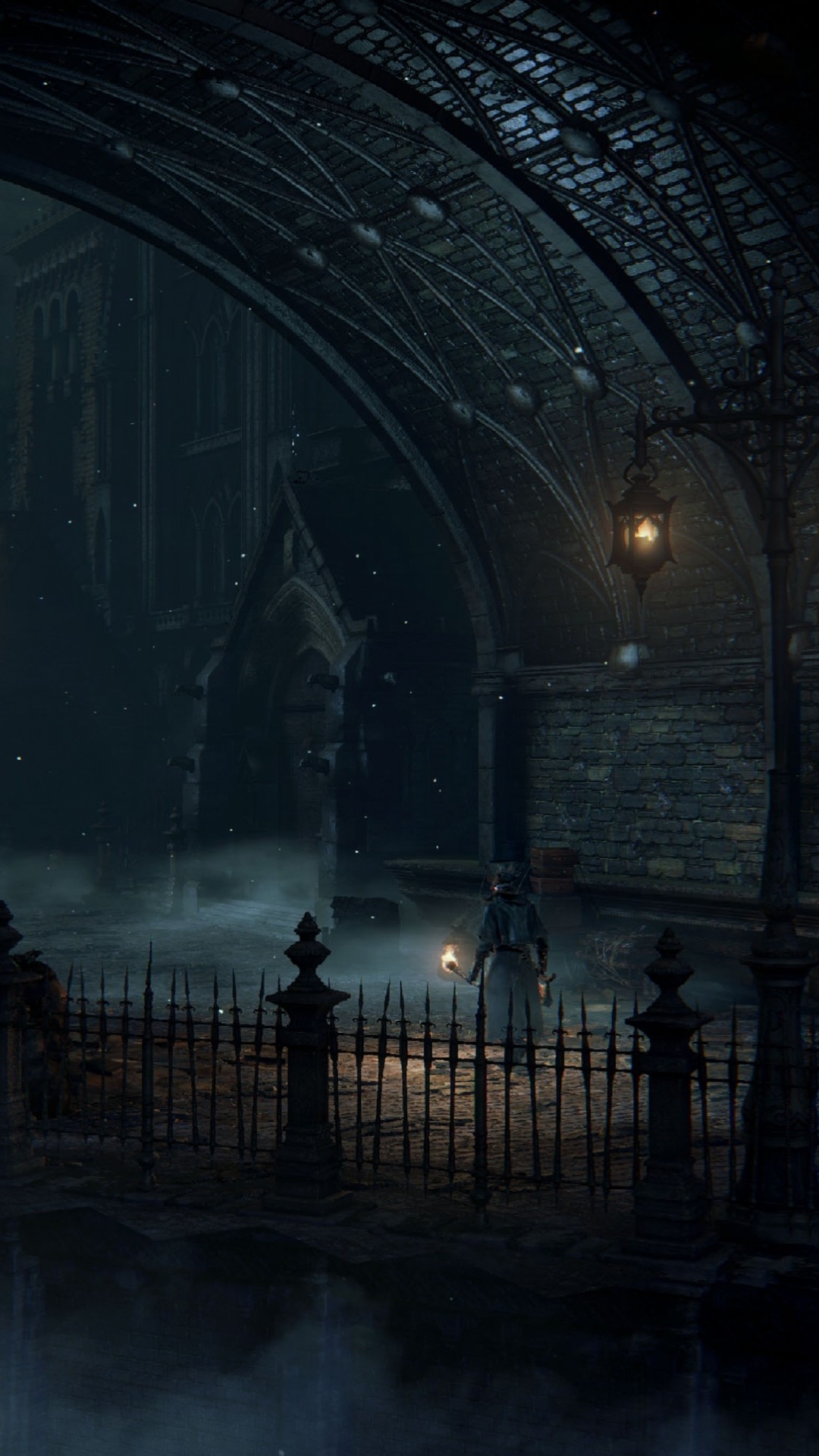 Bloodborne, Yharnam, Ponte, Notte, Full HD, sfondo per iPhone e Android