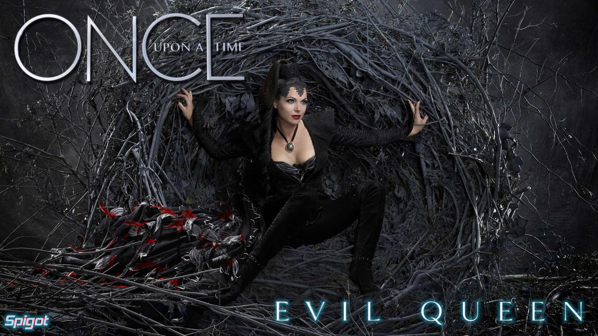 Regina Cattiva, Lana Parrilla, C'era una volta, Rami, Full HD 1080p, sfondo desktop