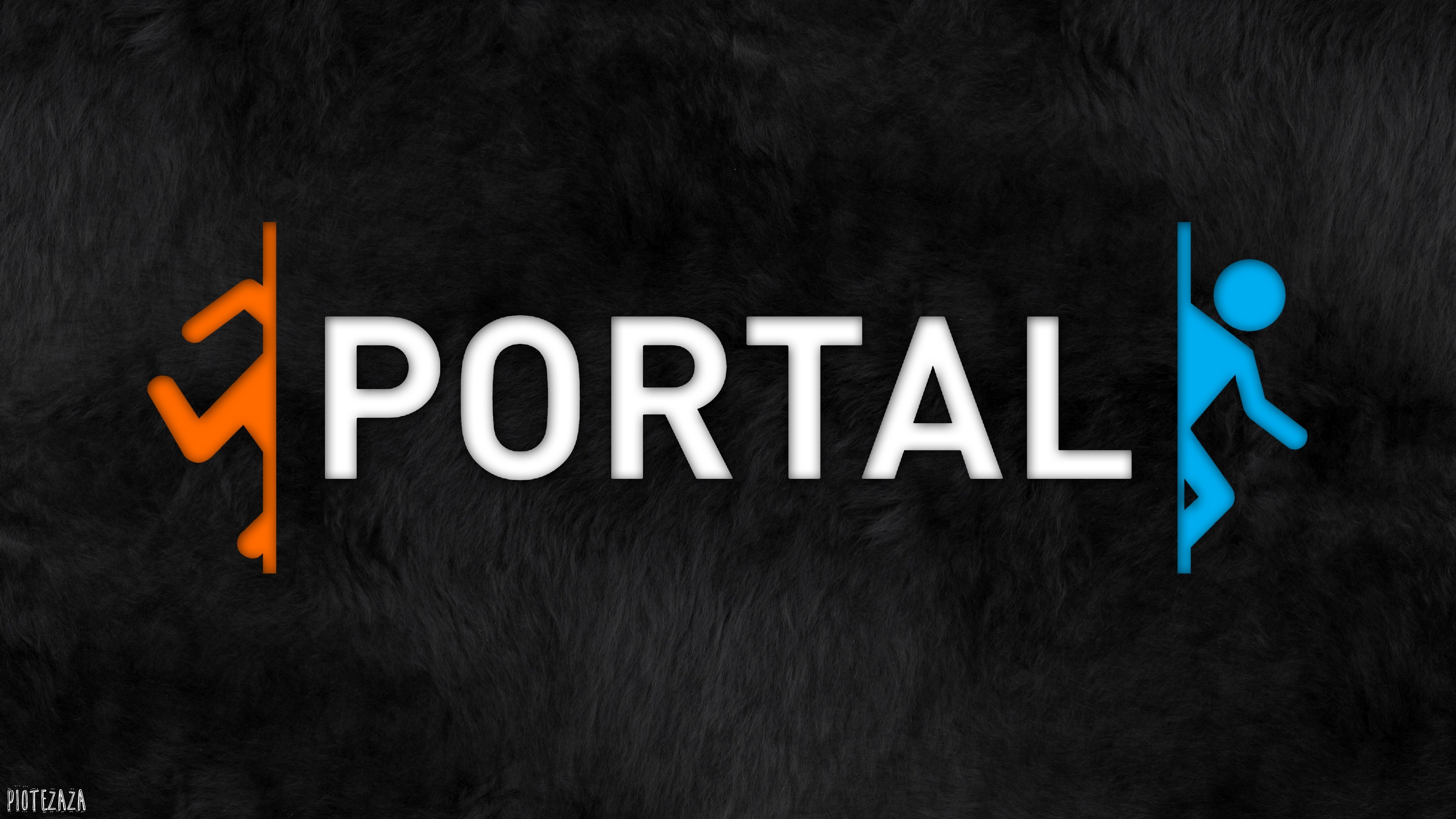 Portal, Valve, Logo, Portali, 16:9 4K, sfondo widescreen