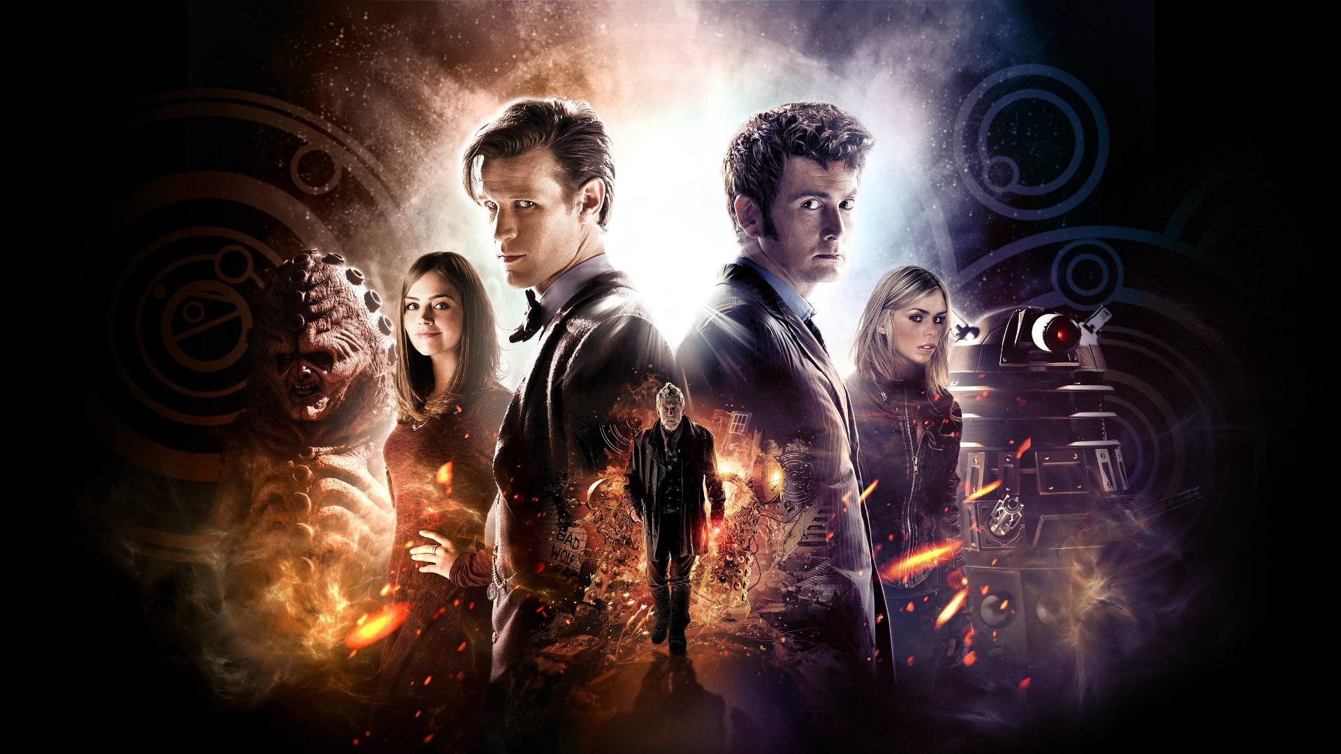 Doctor Who, Matt Smith, David Tennant, Billie Piper, Jenna Coleman, Dalek, Poster, sfondo per PC