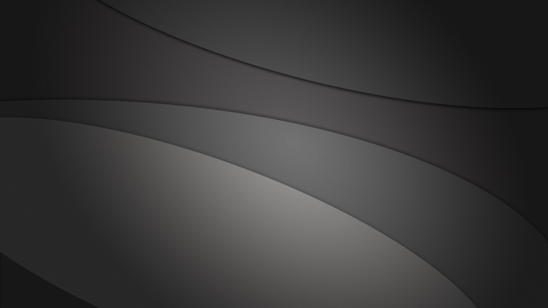 Curve astratte, Grigio scuro, Minimalista, 1920x1080, immagine di sfondo