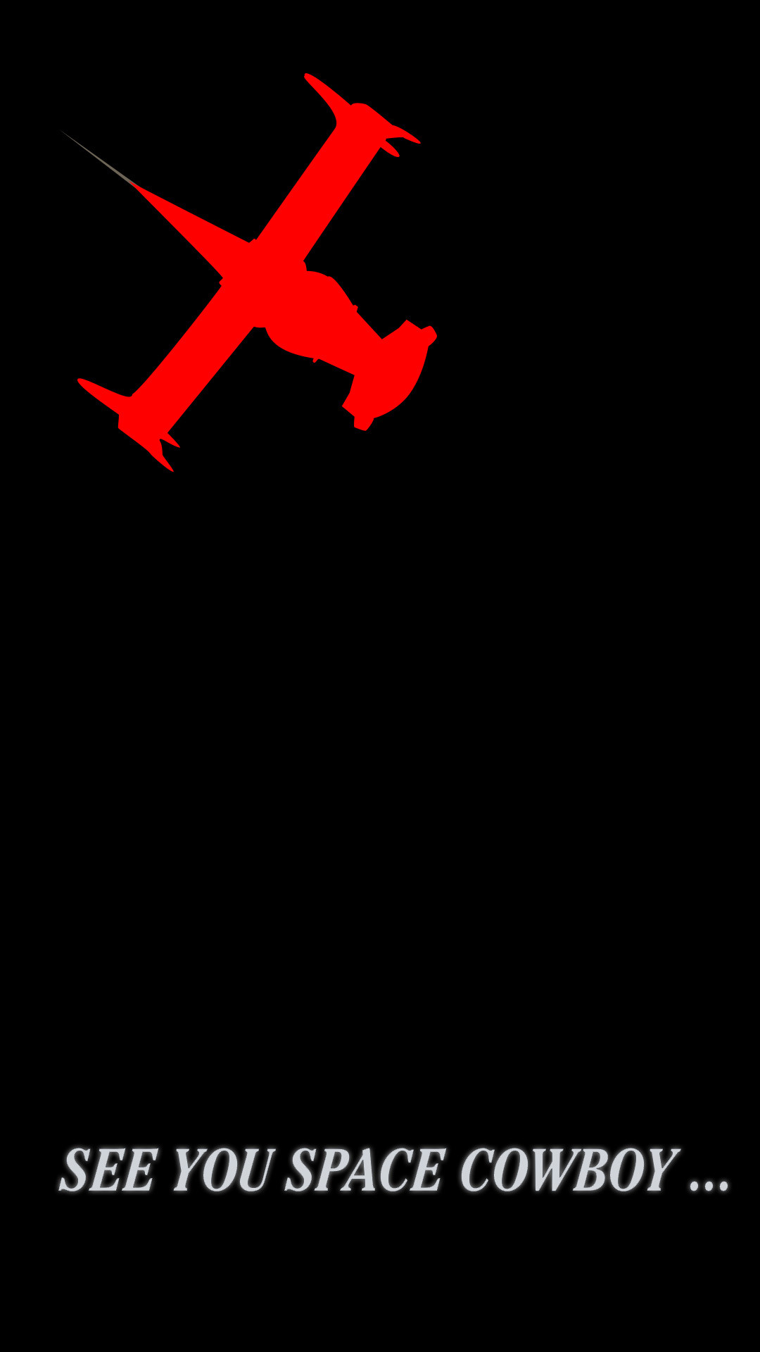 Swordfish II, Cowboy Bebop, See You Space Cowboy, Sfondo nero, Full HD, schermata di blocco del cellulare