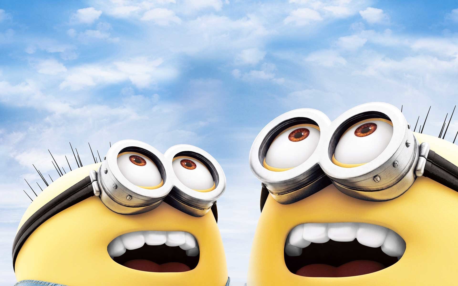 Minions, Cielo, Primo piano, 1920x1200, sfondo per PC