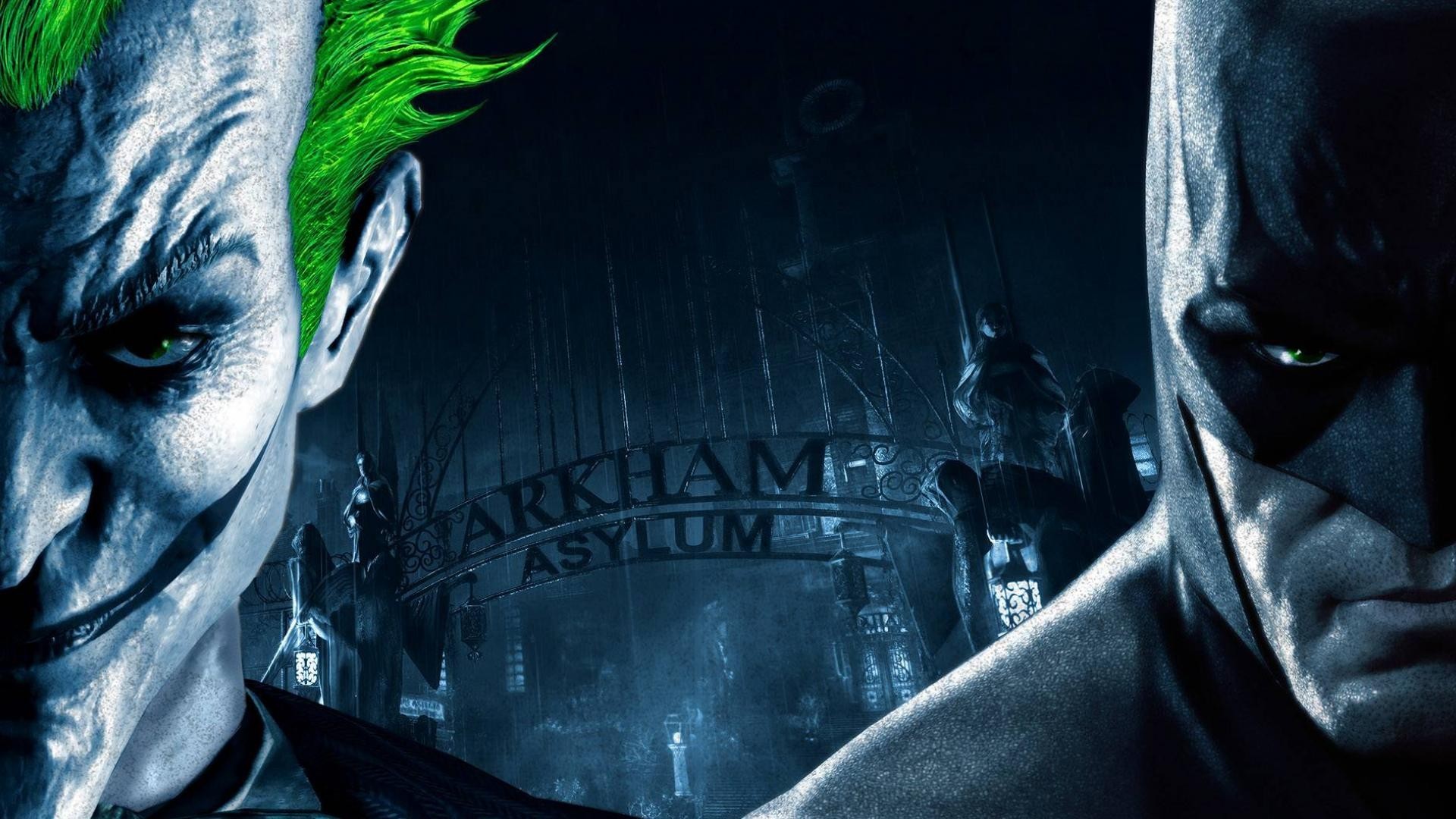Joker, Batman, Batman: Arkham Asylum, Arkham Asylum, Full HD, sfondo desktop