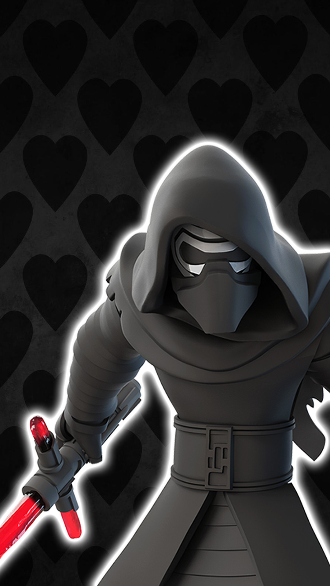 Kylo Ren, Disney Infinity, Star Wars, Figura 3D, Full HD, sfondo verticale per cellulare