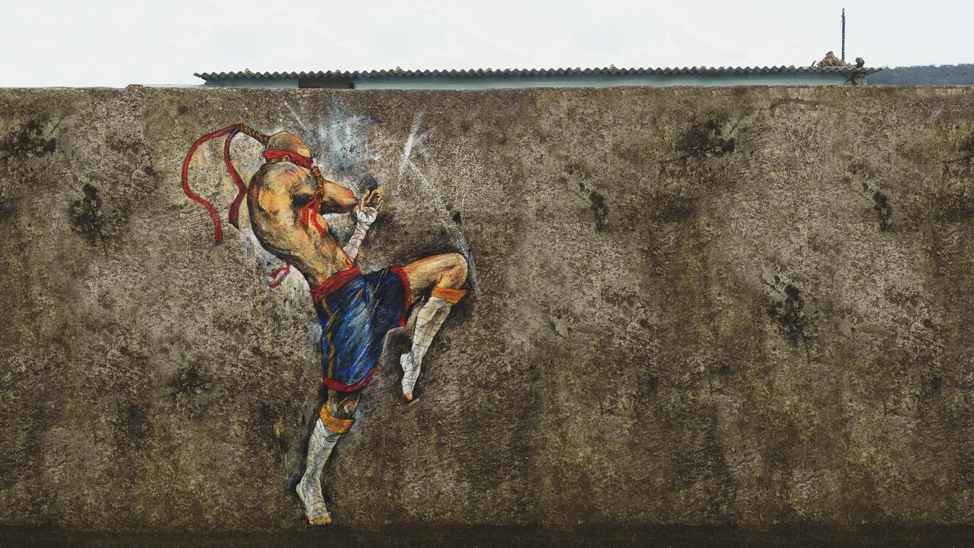 Lee Sin, League of Legends, Muay Thai, Ginocchiata, Muro di pietra, sfondo per portatile