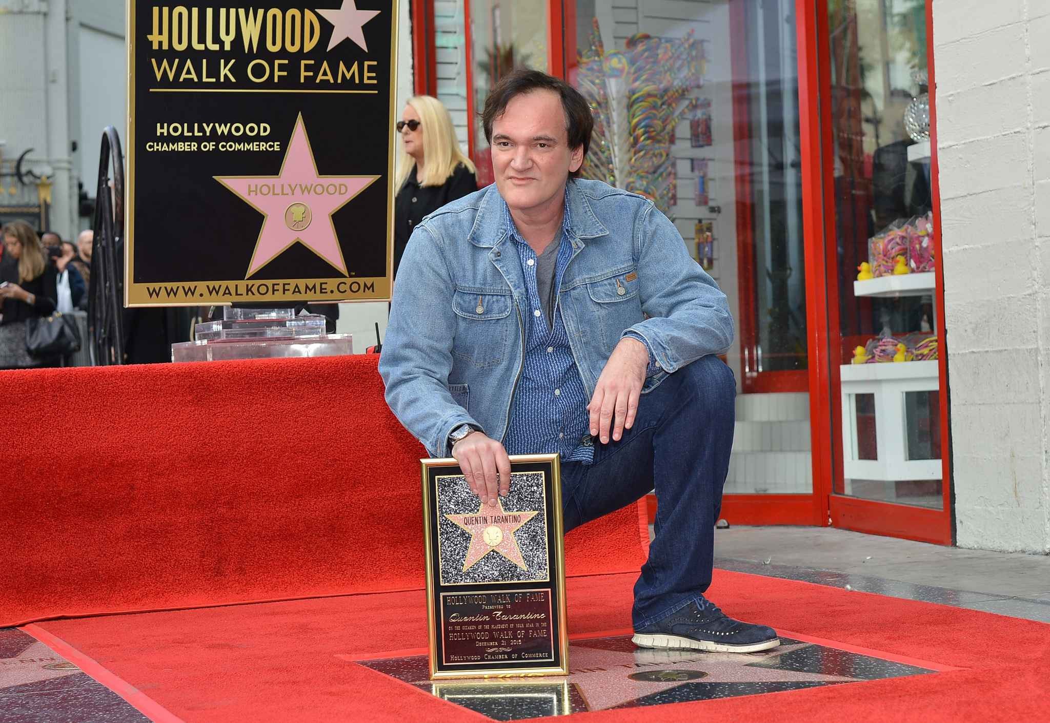 Quentin Tarantino, Hollywood Walk of Fame, Stella, Tappeto rosso, sfondo Full HD per computer