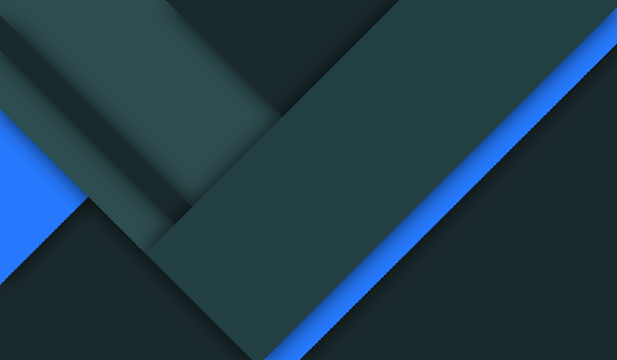 Material Design, Forme geometriche, Grigio scuro, Blu, Astratto, sfondo desktop Full HD