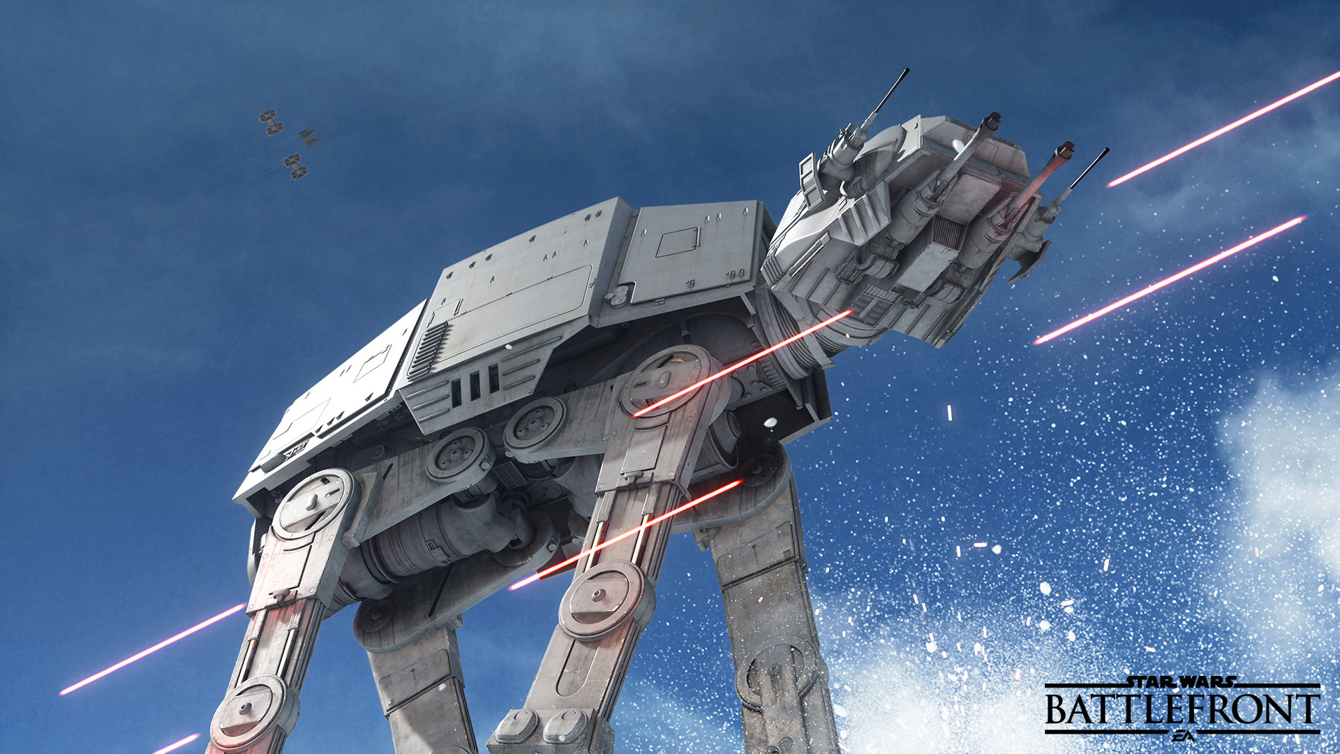 Star Wars Battlefront, AT-AT, Hoth, Laser, Full HD 1080p, sfondo desktop