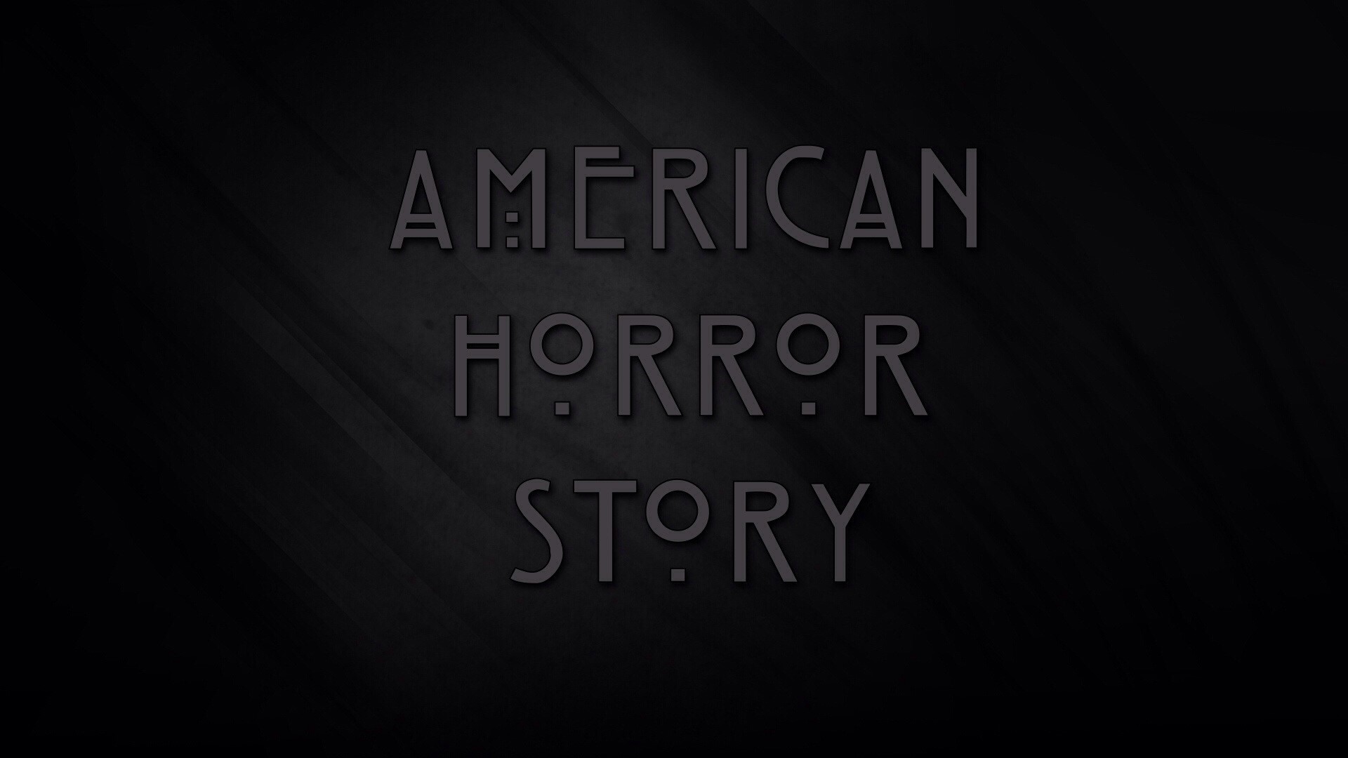 American Horror Story, Logo, Sfondo nero, Tipografia, Full HD, wallpaper per portatile