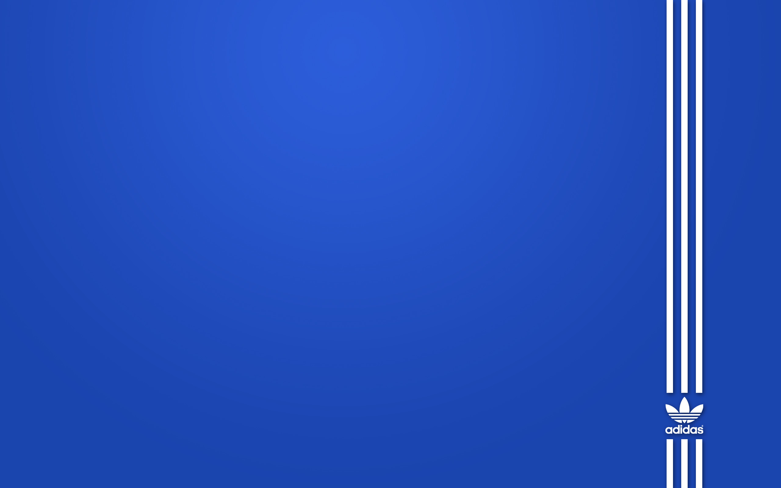 Adidas Originals, Tre strisce, Sfondo blu, 2K, wallpaper per PC