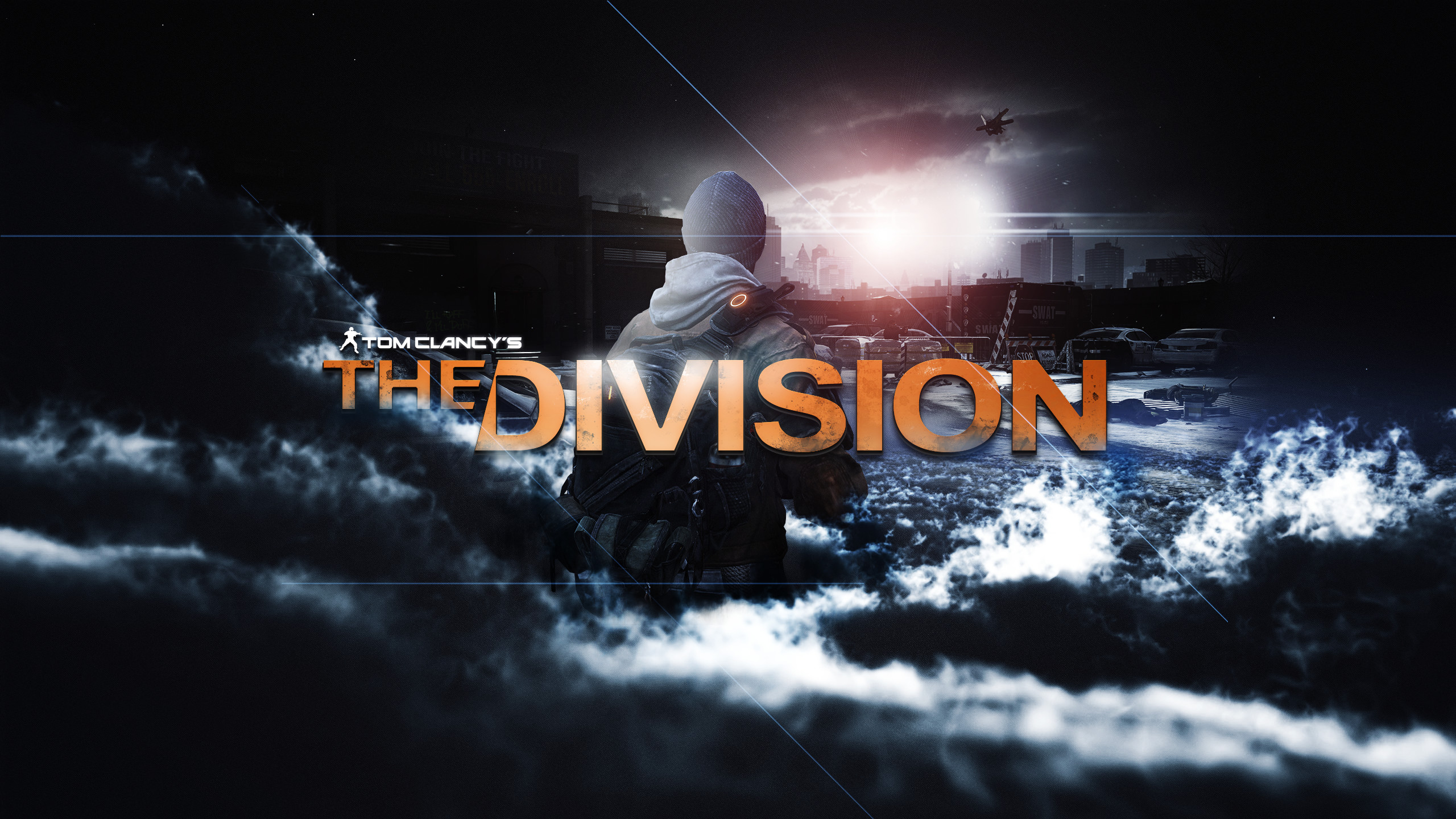 Tom Clancy's The Division, Agente, Logo, Fumo, 2K 1440p, sfondo desktop