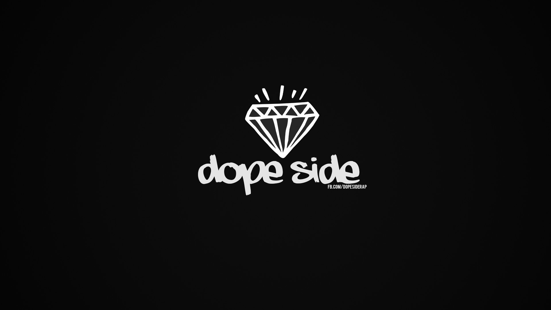 Dope Side, Diamante, Logo, Sfondo nero, 1920x1080, wallpaper desktop