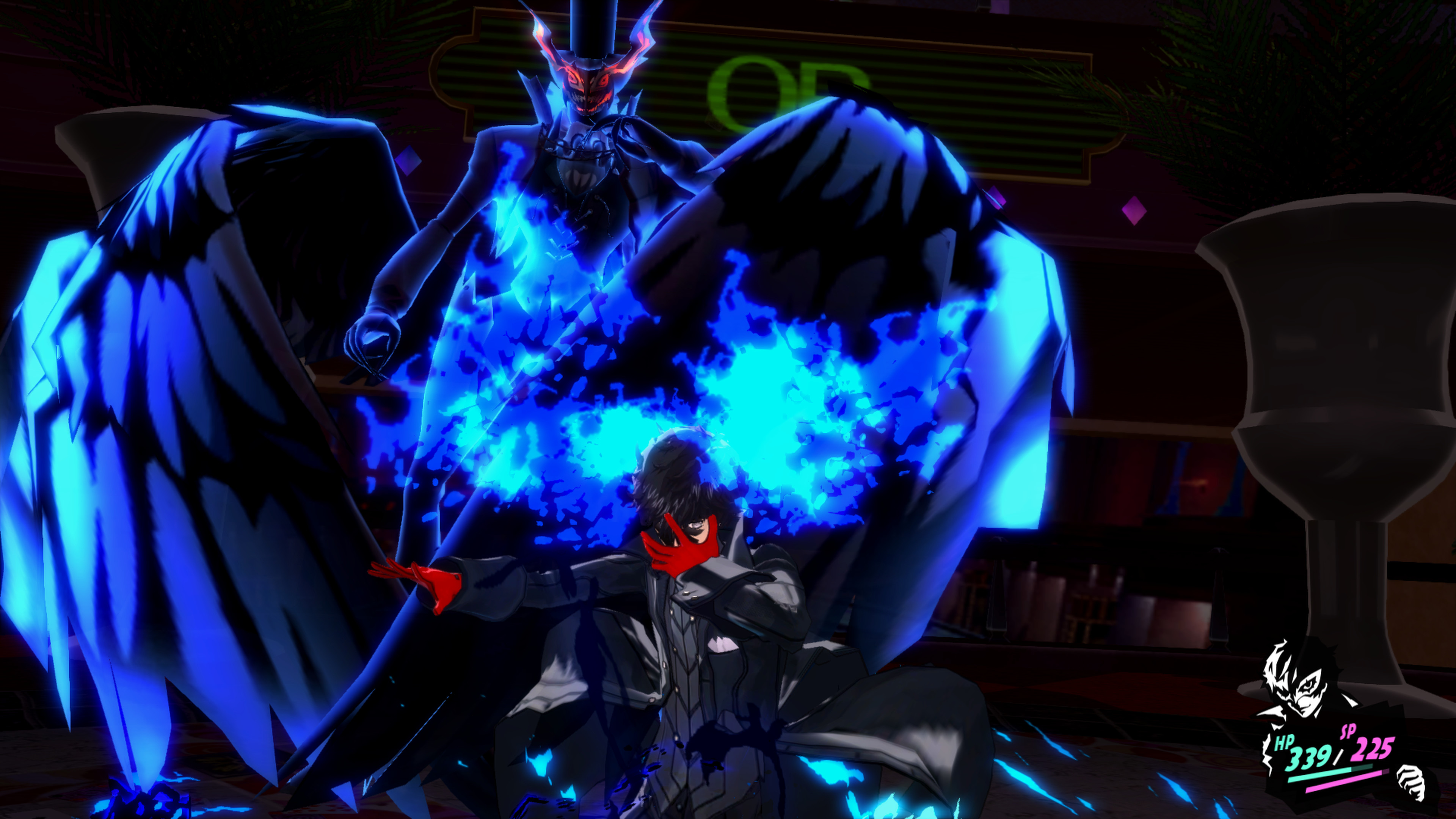 Joker, Arsène, Persona 5, Fiamme blu, 4K, sfondo Windows 11