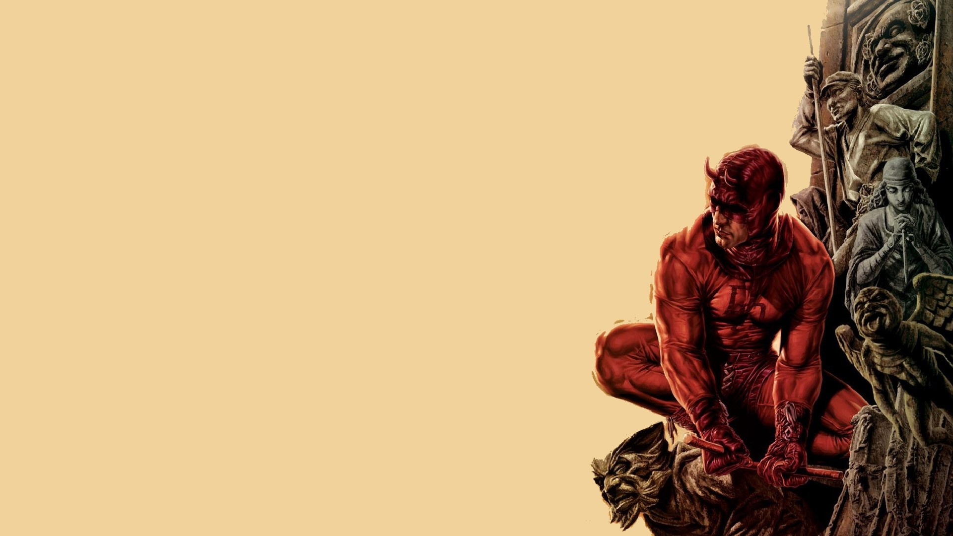 Daredevil, Fumetto, Gargoyle, Marvel, Full HD, sfondo per PC e portatile