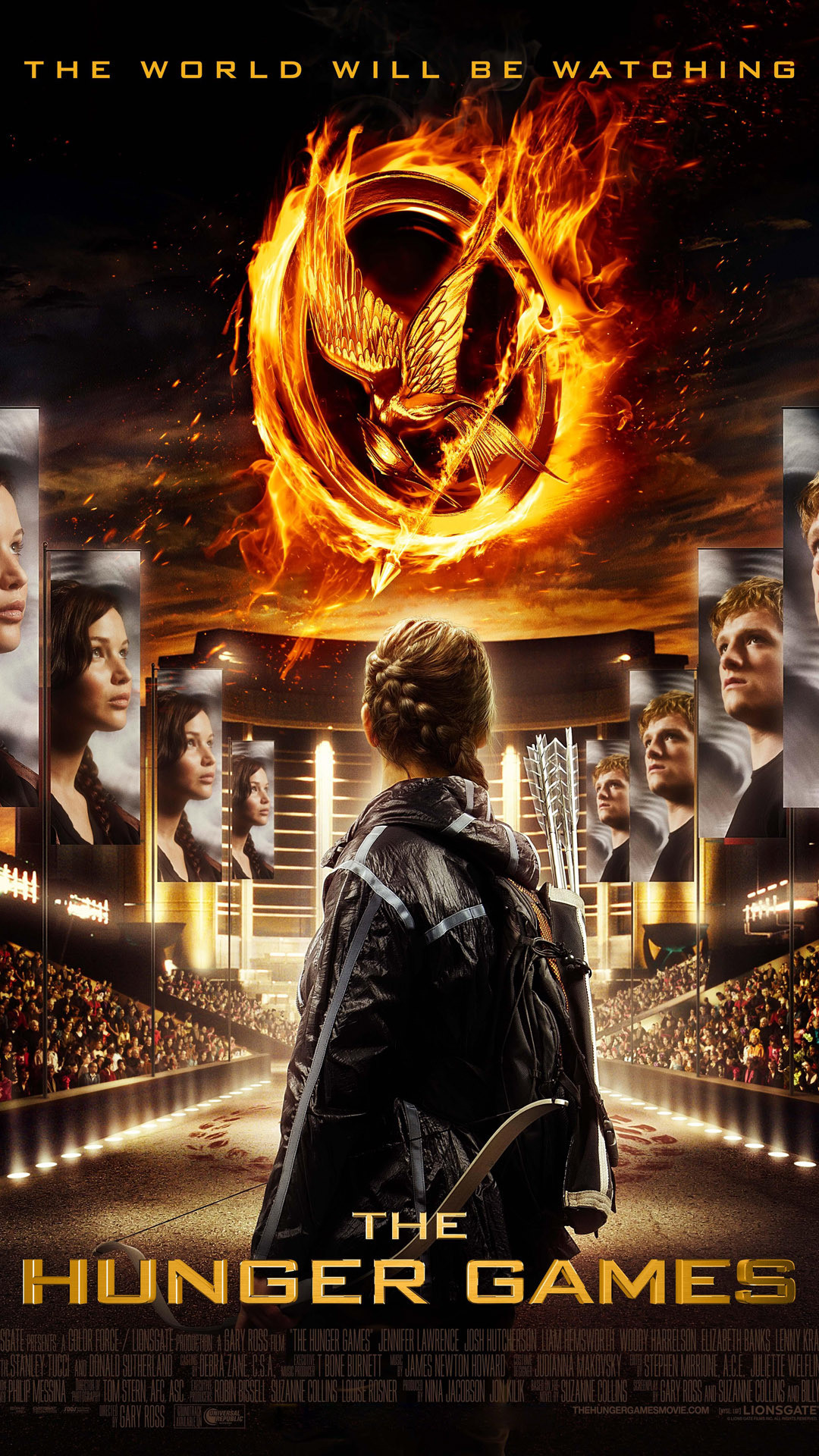 Hunger Games, Katniss Everdeen, Poster, Ghiandaia imitatrice, 1080x1920, schermata di blocco iPhone