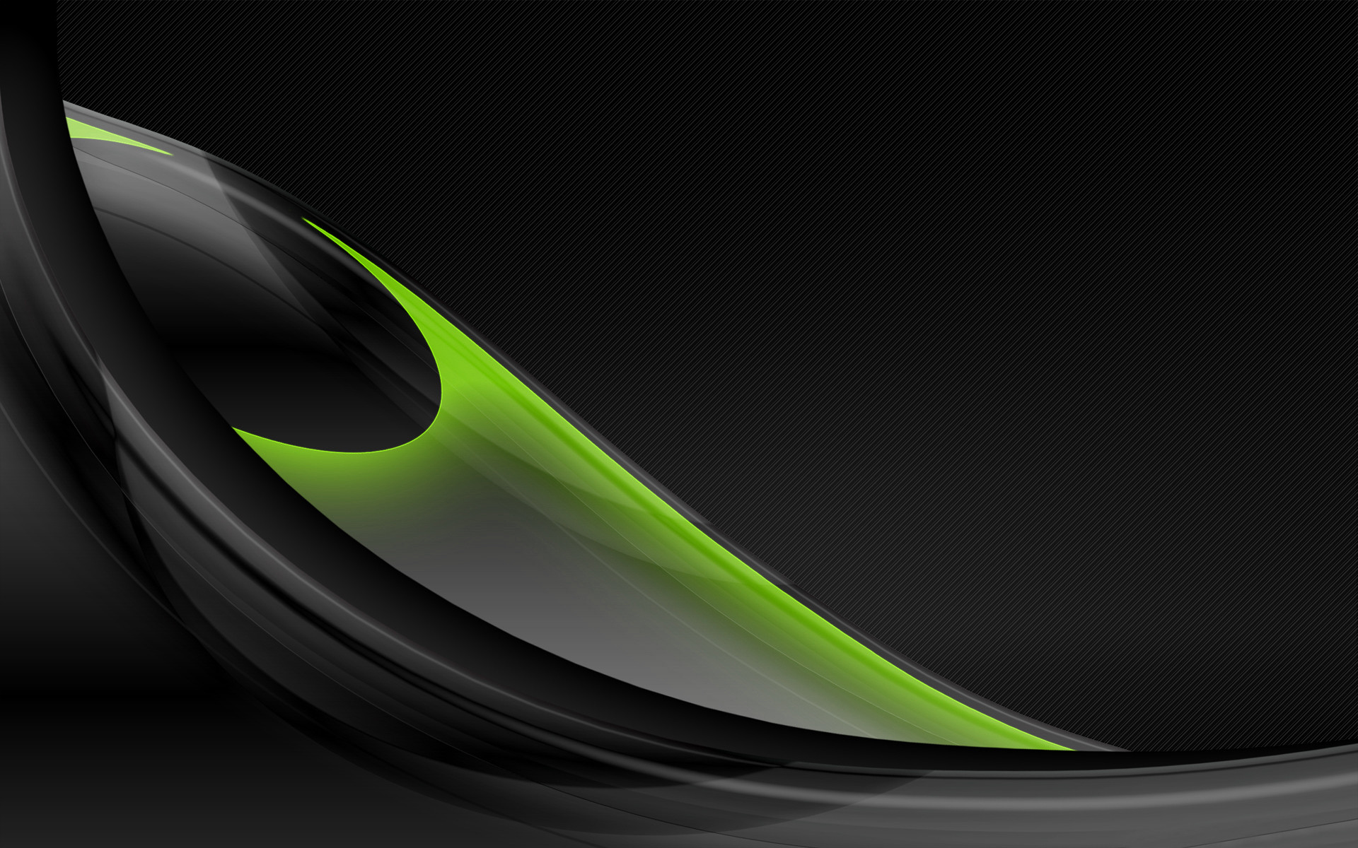 Astratto, Curve, Verde, Nero, Full HD, sfondo per PC e portatile