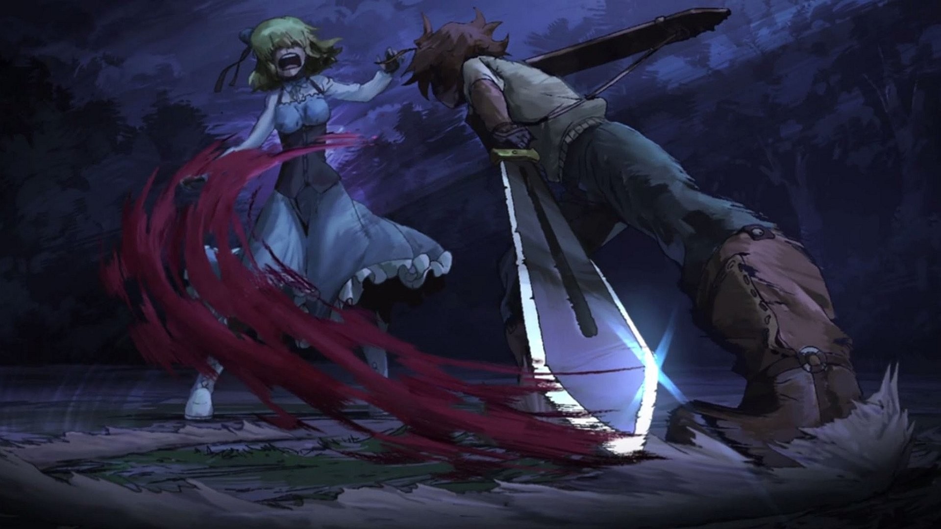 Akame ga Kill!, Battaglia, Notte, 16:9 Full HD, sfondo widescreen