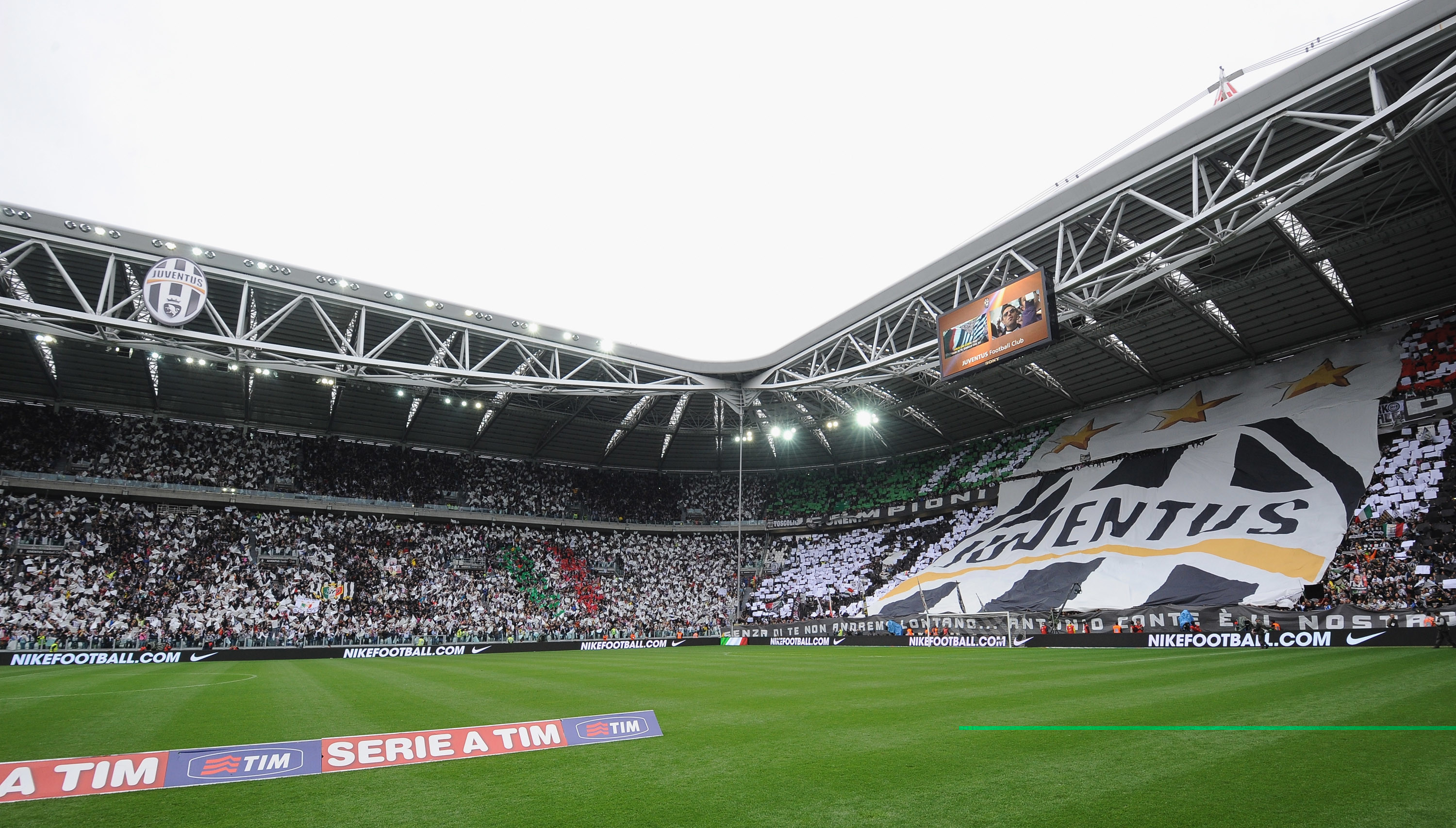 Juventus Stadium, Juventus, Coreografia, Tifosi, Stadio, Serie A, sfondo desktop 2K