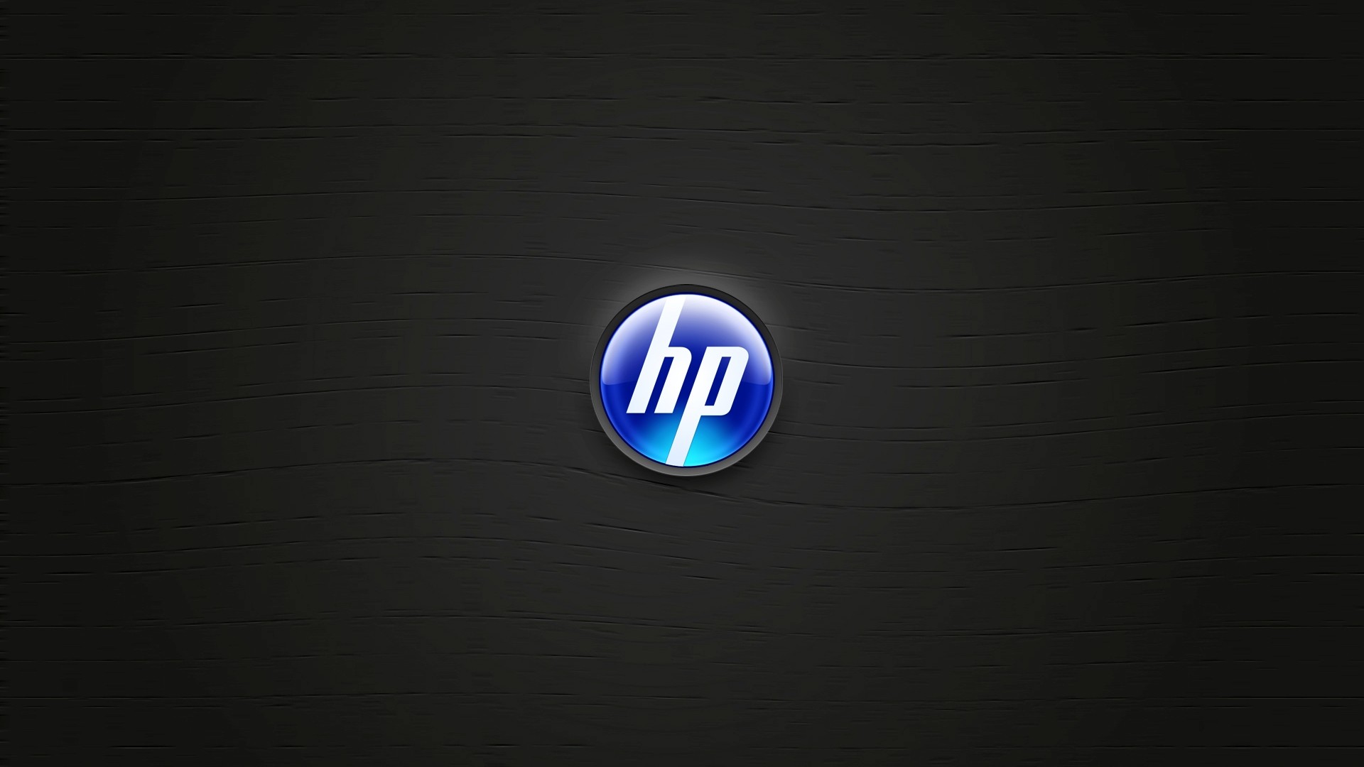 Logo HP, Logo lucido, Sfondo nero, Texture, Minimalismo, Full HD, wallpaper desktop