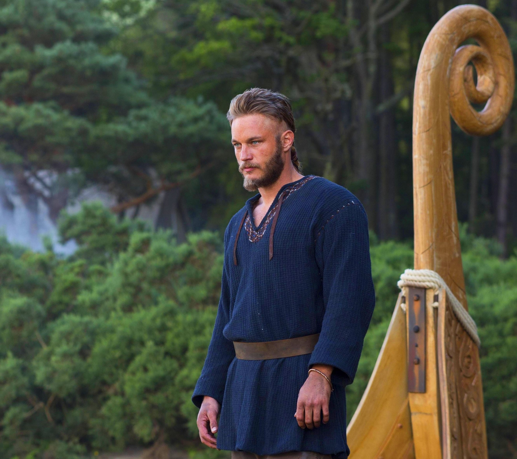 Ragnar Lothbrok, Travis Fimmel, Vikings, Drakkar, sfondo per iPad e tablet