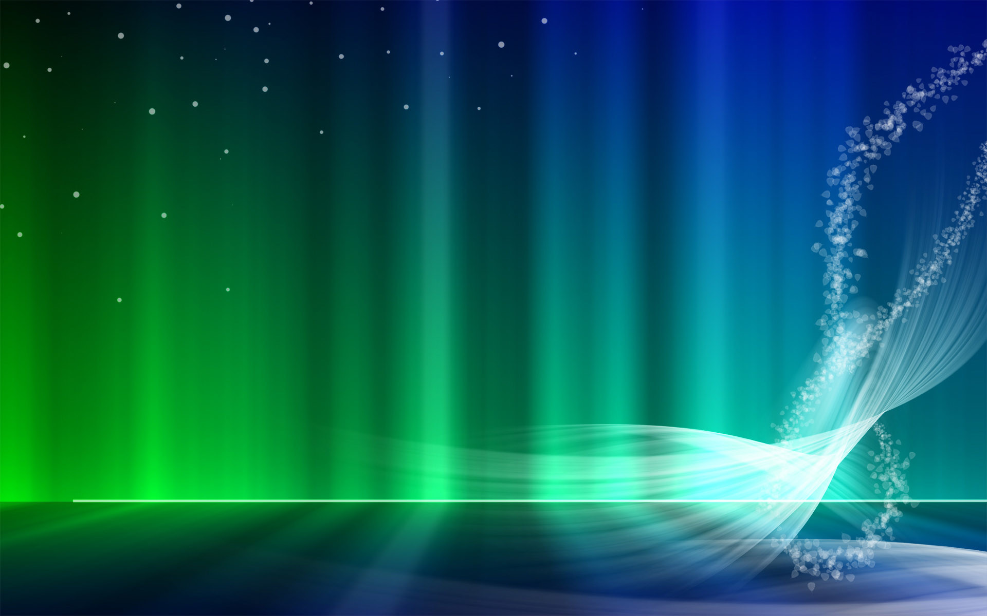 Windows Vista, Aurora, Verde, sfondo per il tuo computer