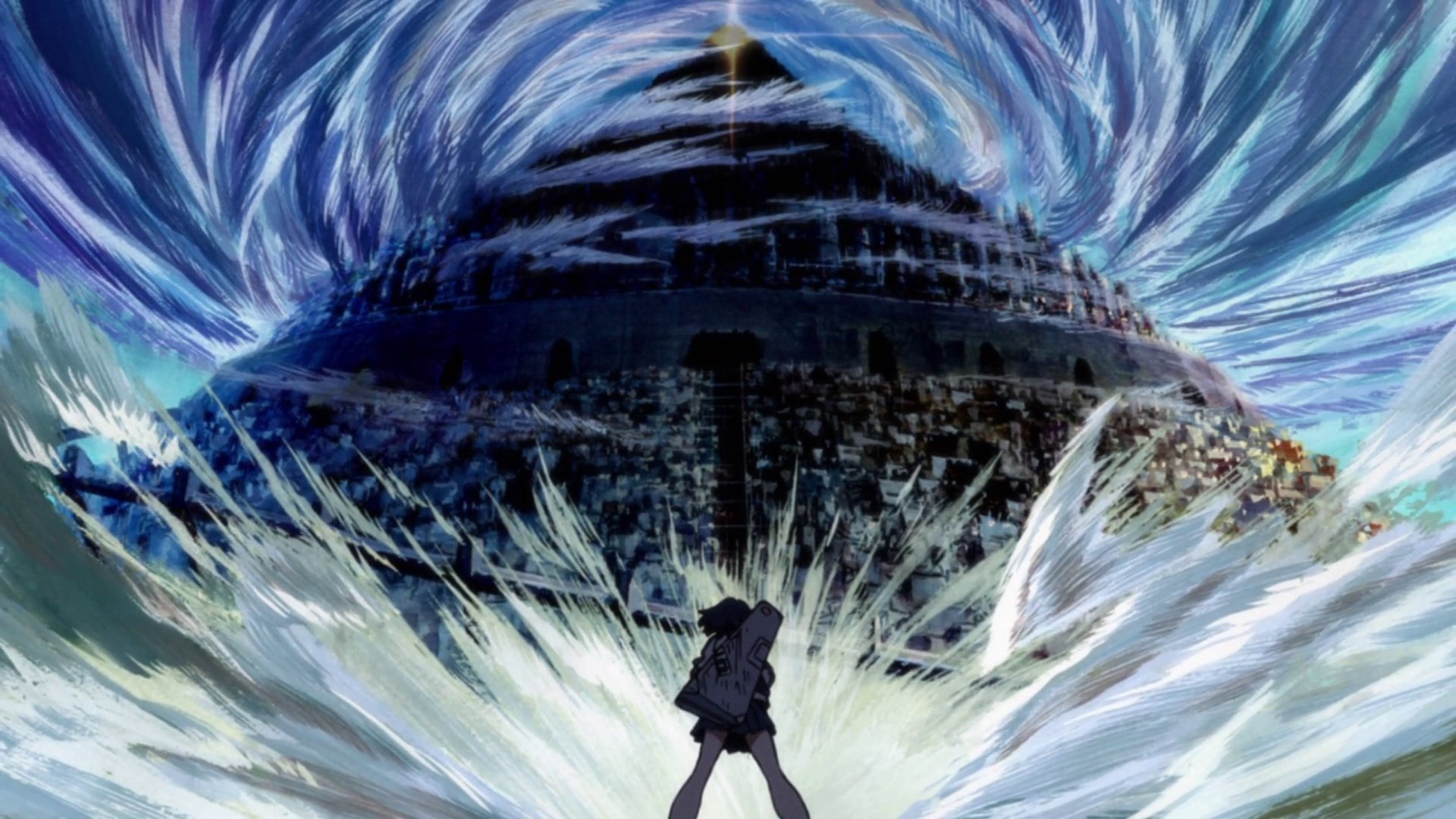 Accademia Honnouji, Kill la Kill, Torre, Tempesta, Full HD 1080p, sfondo desktop