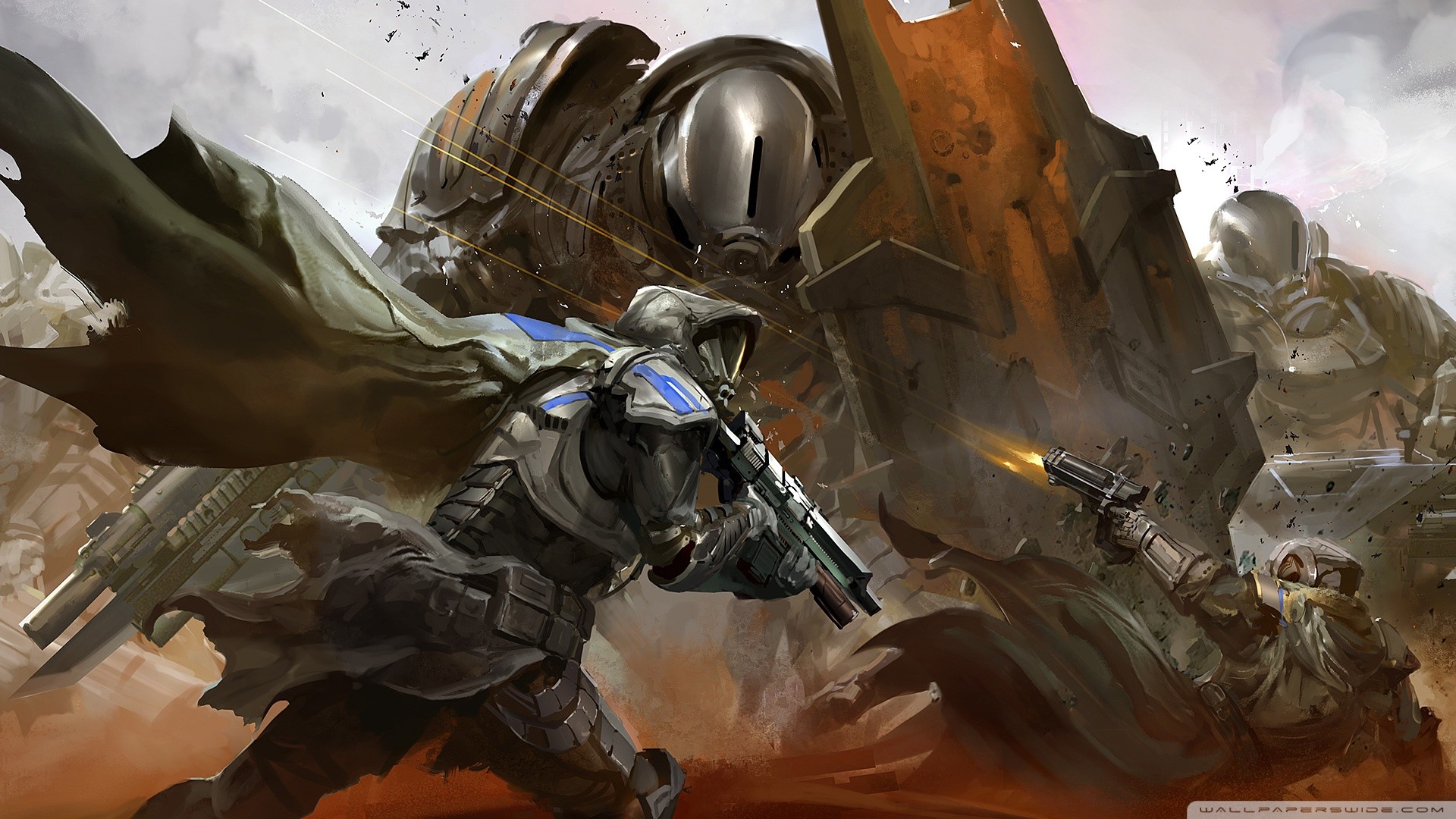 Destiny, Guardiano, Cabal, Combattimento, Arte concettuale, Full HD, sfondo per portatile