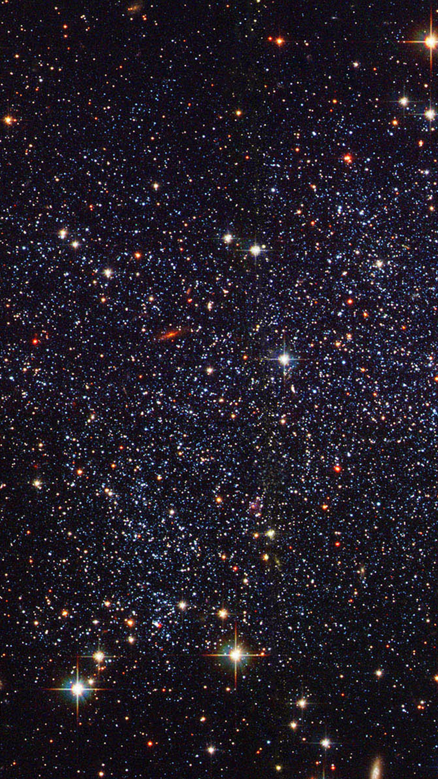 Stelle, Campo stellare, Spazio profondo, QHD+, wallpaper per smartphone