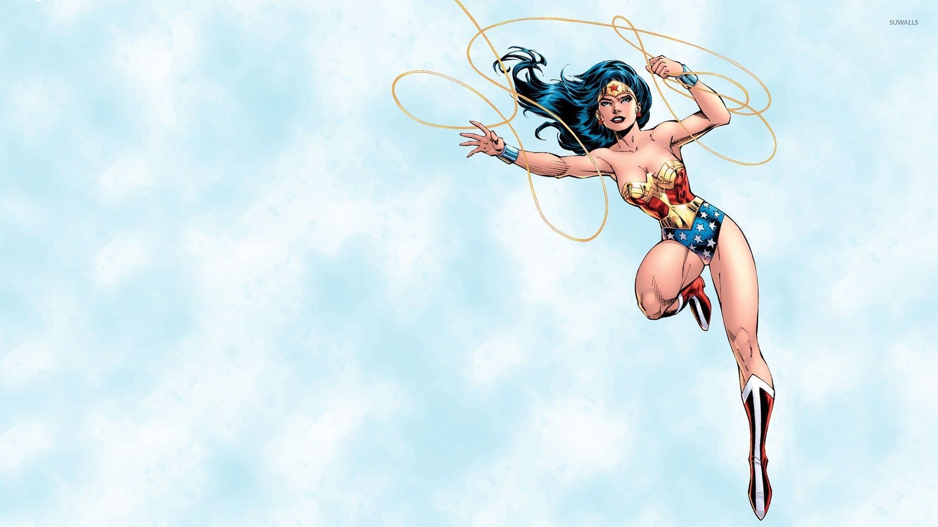 Wonder Woman, DC Comics, Lazo della verità, Fumetto, Full HD 1080p, sfondo desktop