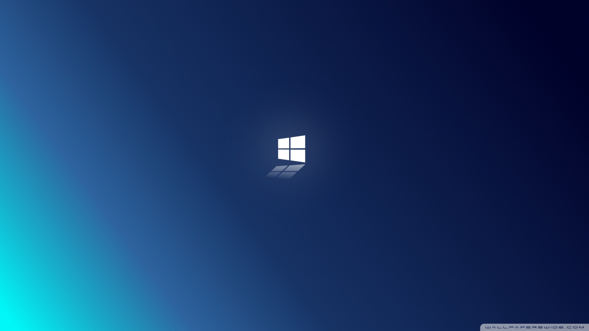 Logo Windows, Windows 10, Blu, Minimalista, Full HD, sfondo desktop