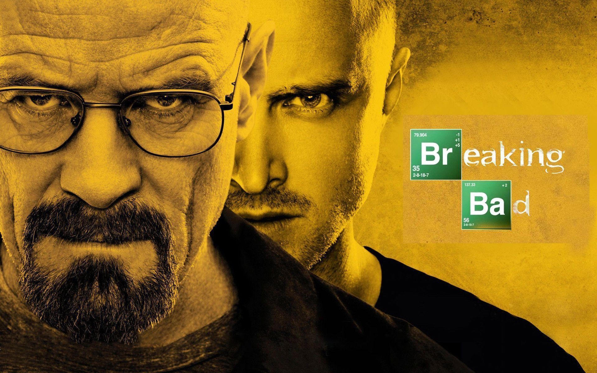 Walter White, Jesse Pinkman, Bryan Cranston, Aaron Paul, Breaking Bad, Logo, sfondo per PC