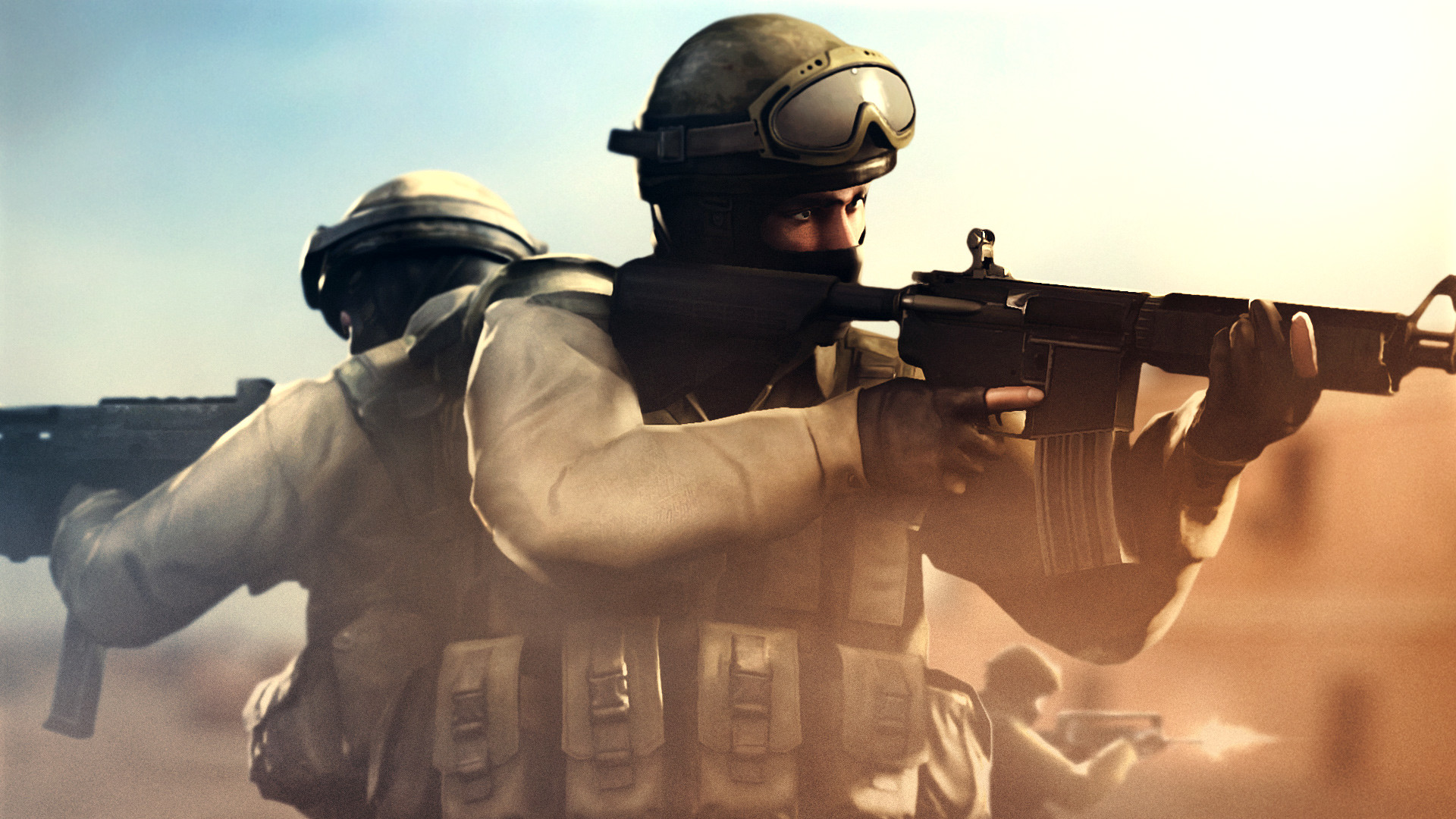 CS:GO, Antiterroristi, Fucile, Deserto, 16:9 Full HD, wallpaper widescreen